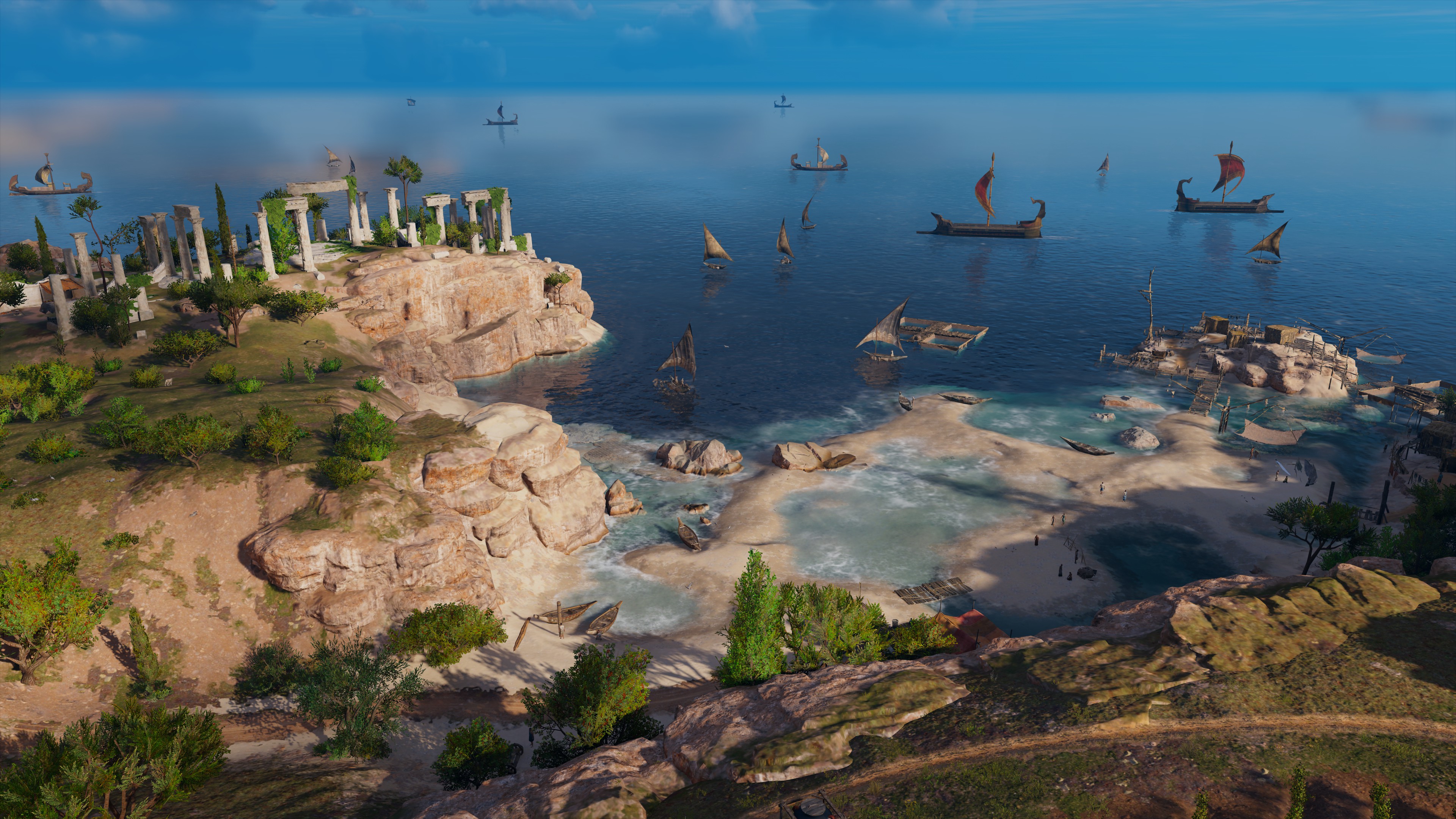 General 3840x2160 Assassin's Creed: Origins screen shot video game landscape