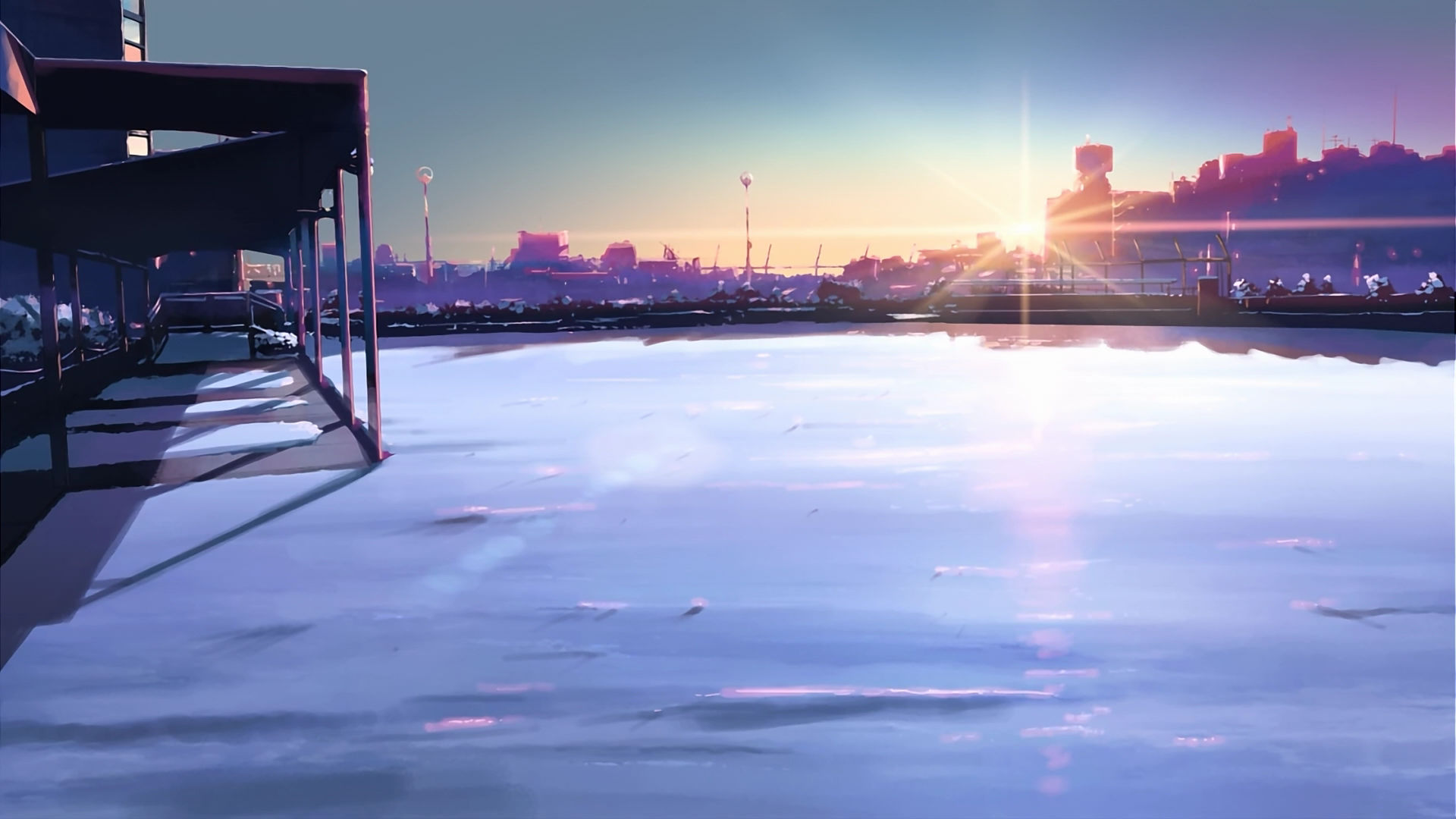 Anime 1920x1080 5 Centimeters Per Second landscape anime Makoto Shinkai 