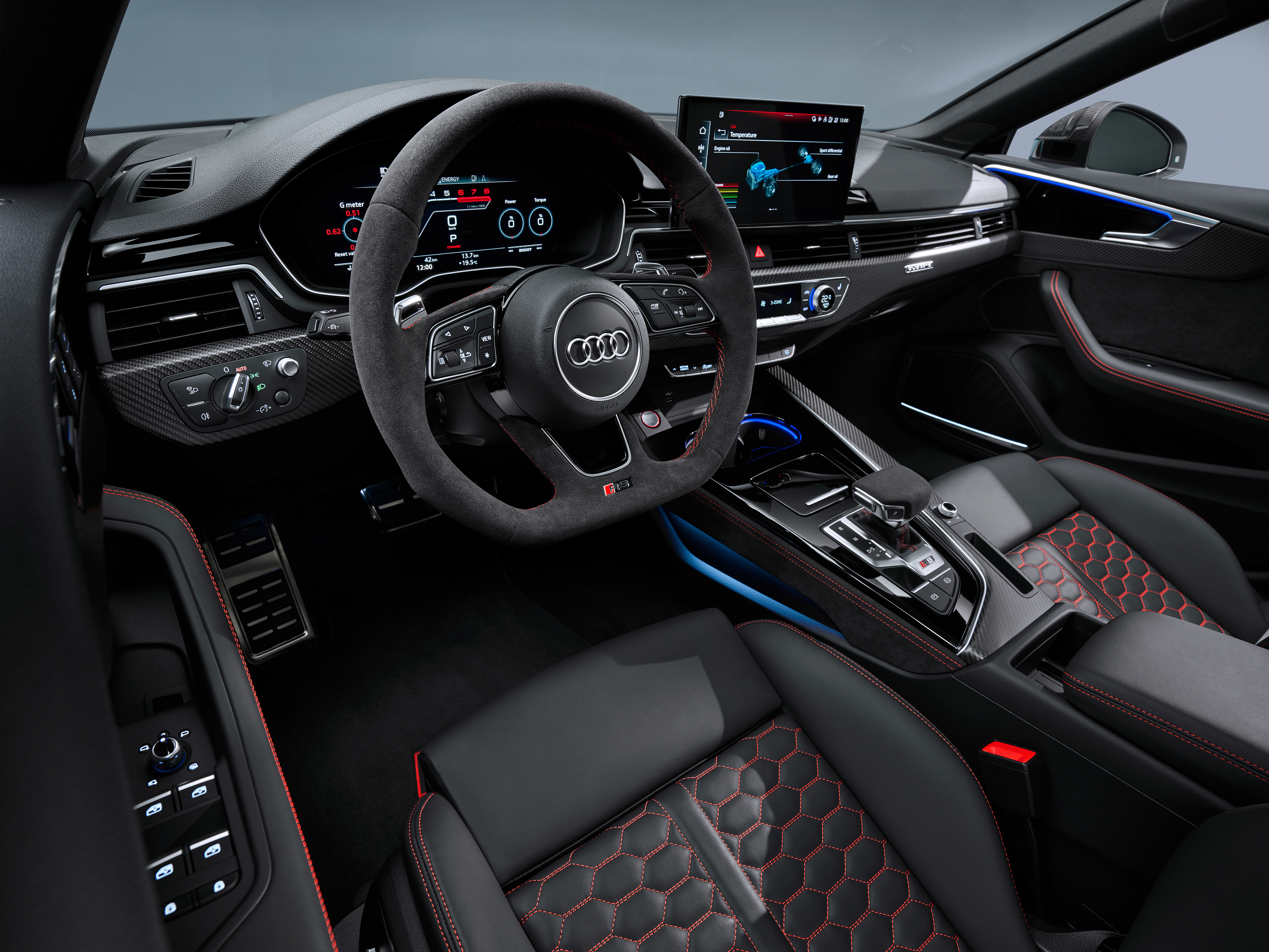 General 4961x3721 Audi car Audi A5 car interior vehicle steering wheel