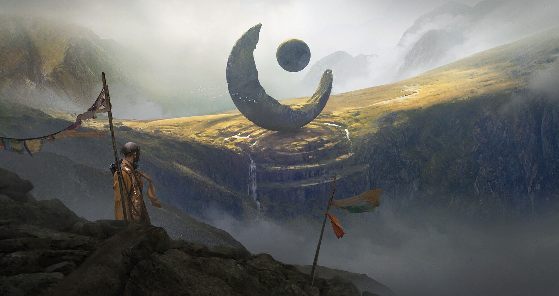 General 1800x953 artwork mountains crescent moon Andy Walsh