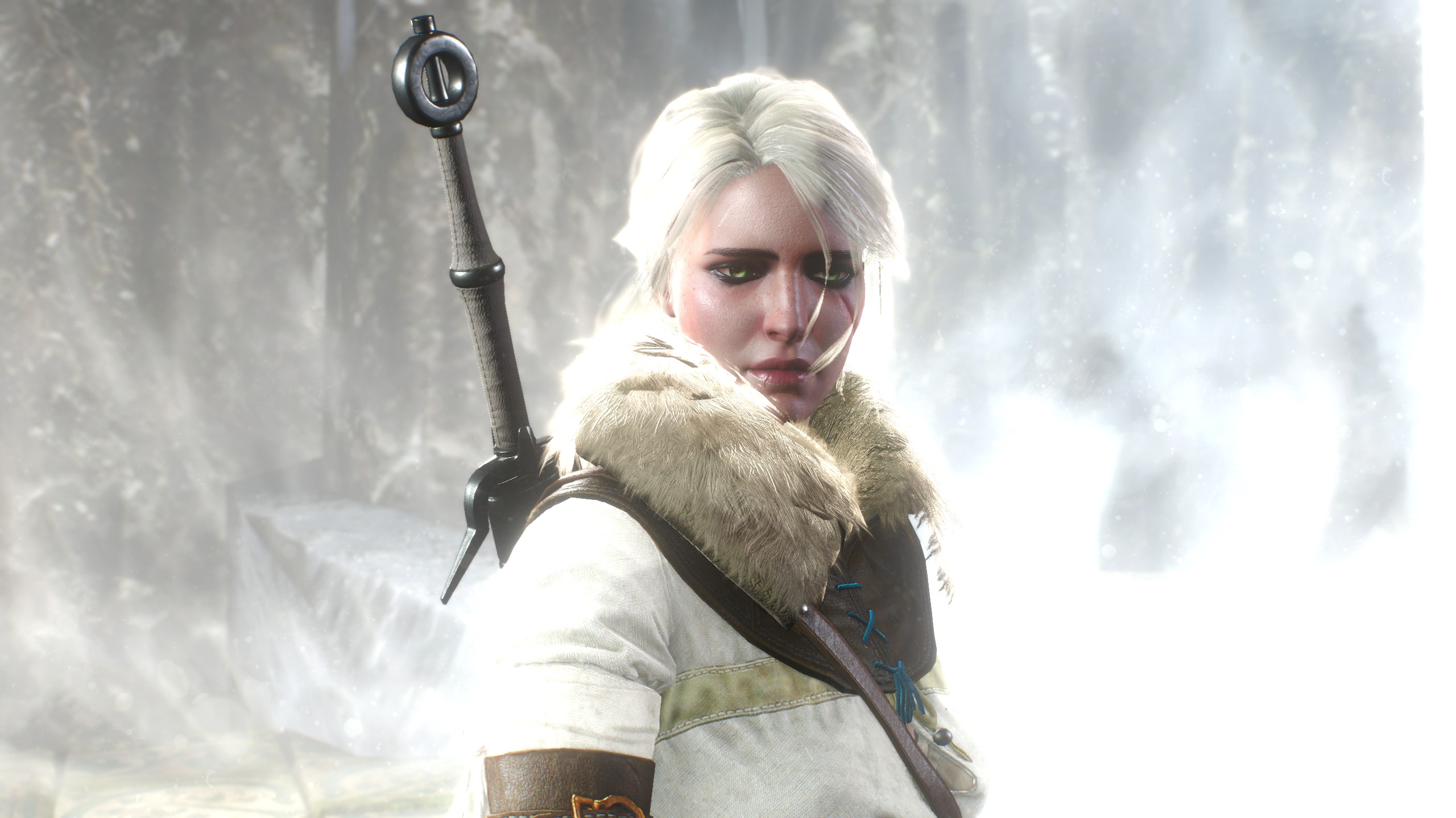 General 2560x1440 The Witcher Cirilla Fiona Elen Riannon video game characters video games
