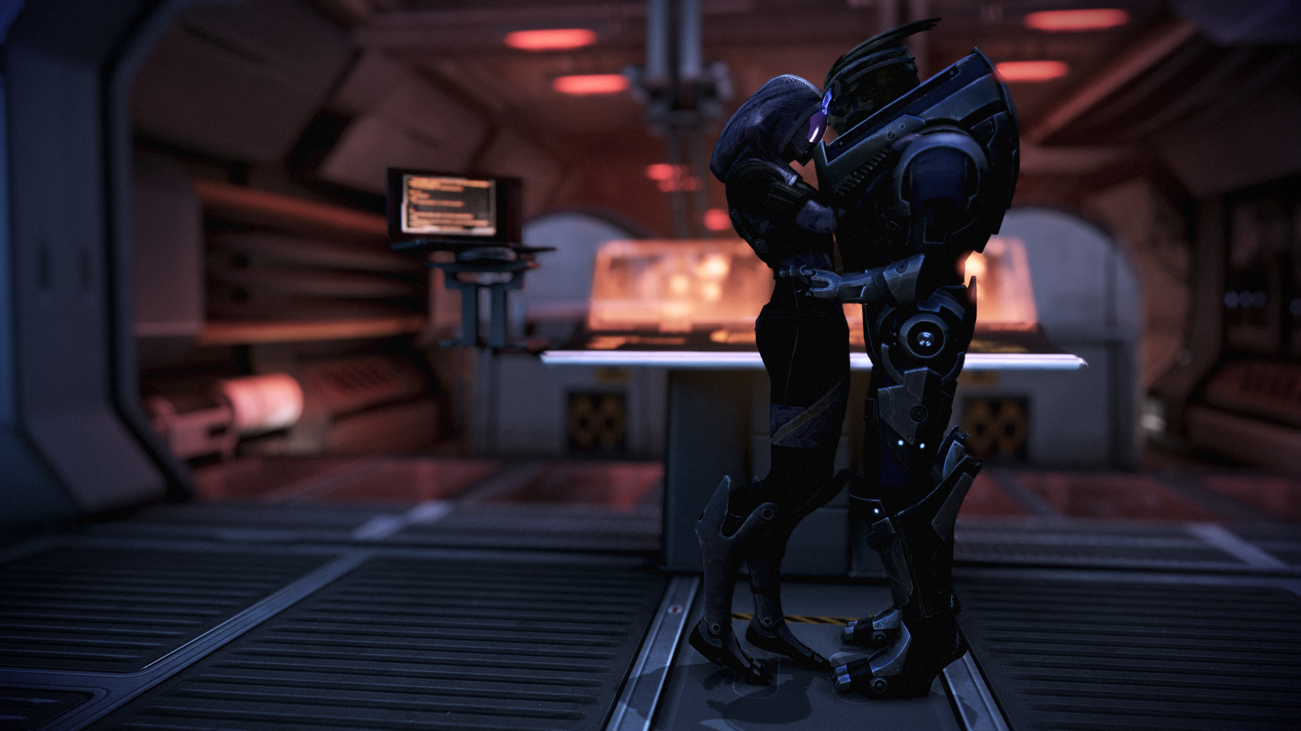 General 2560x1440 Mass Effect Mass Effect 3 video games Tali'Zorah Garrus Vakarian