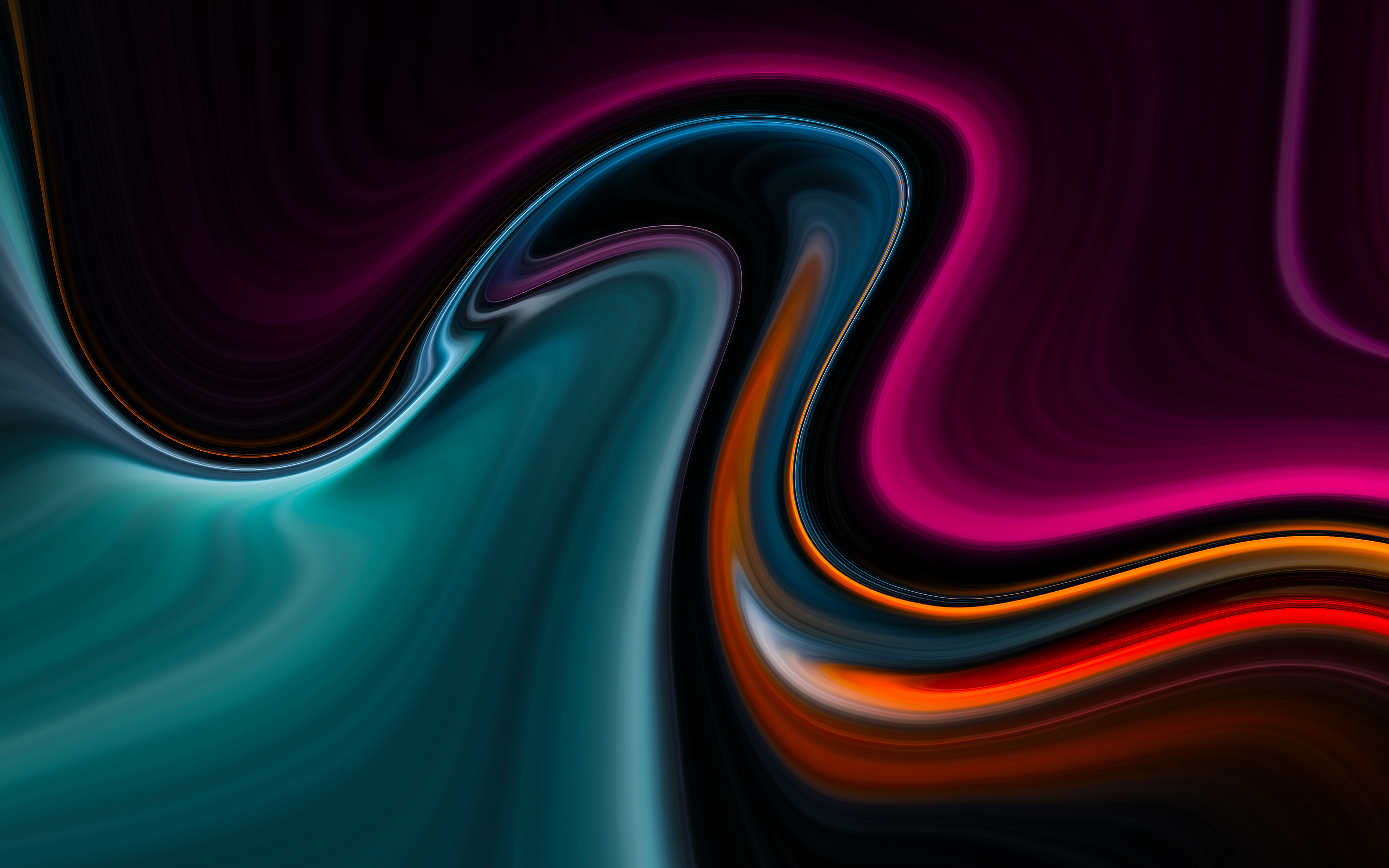 General 3840x2400 digital art abstract colorful