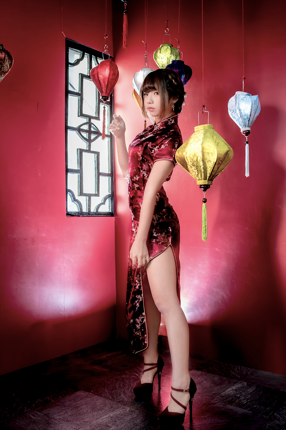 People 1000x1500 Enako Rin Japanese women Asian high heels kimono cheongsam women