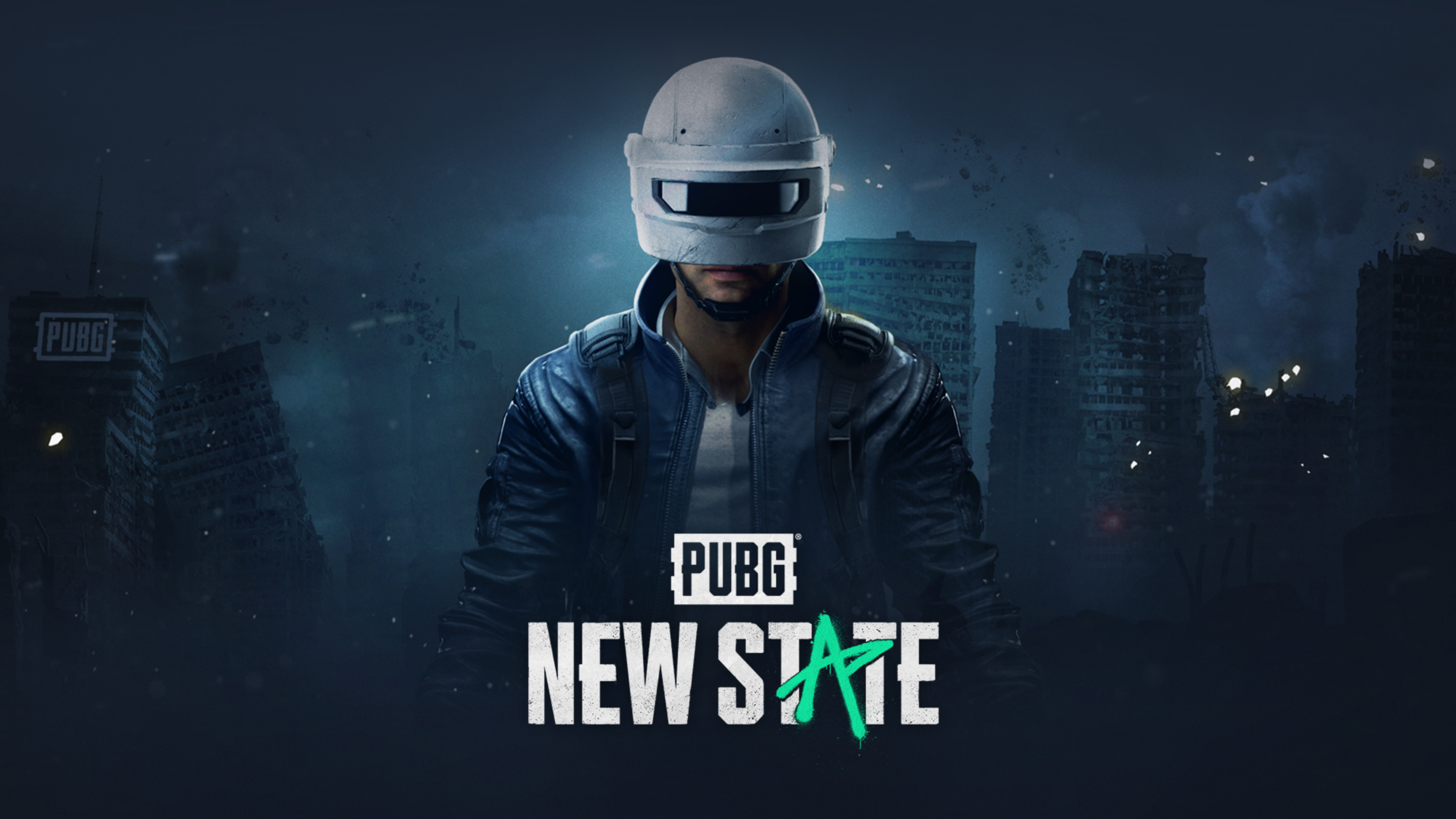 General 3264x1836 PUBG PUBG: New State PC gaming video game art collapsed building helmet jacket
