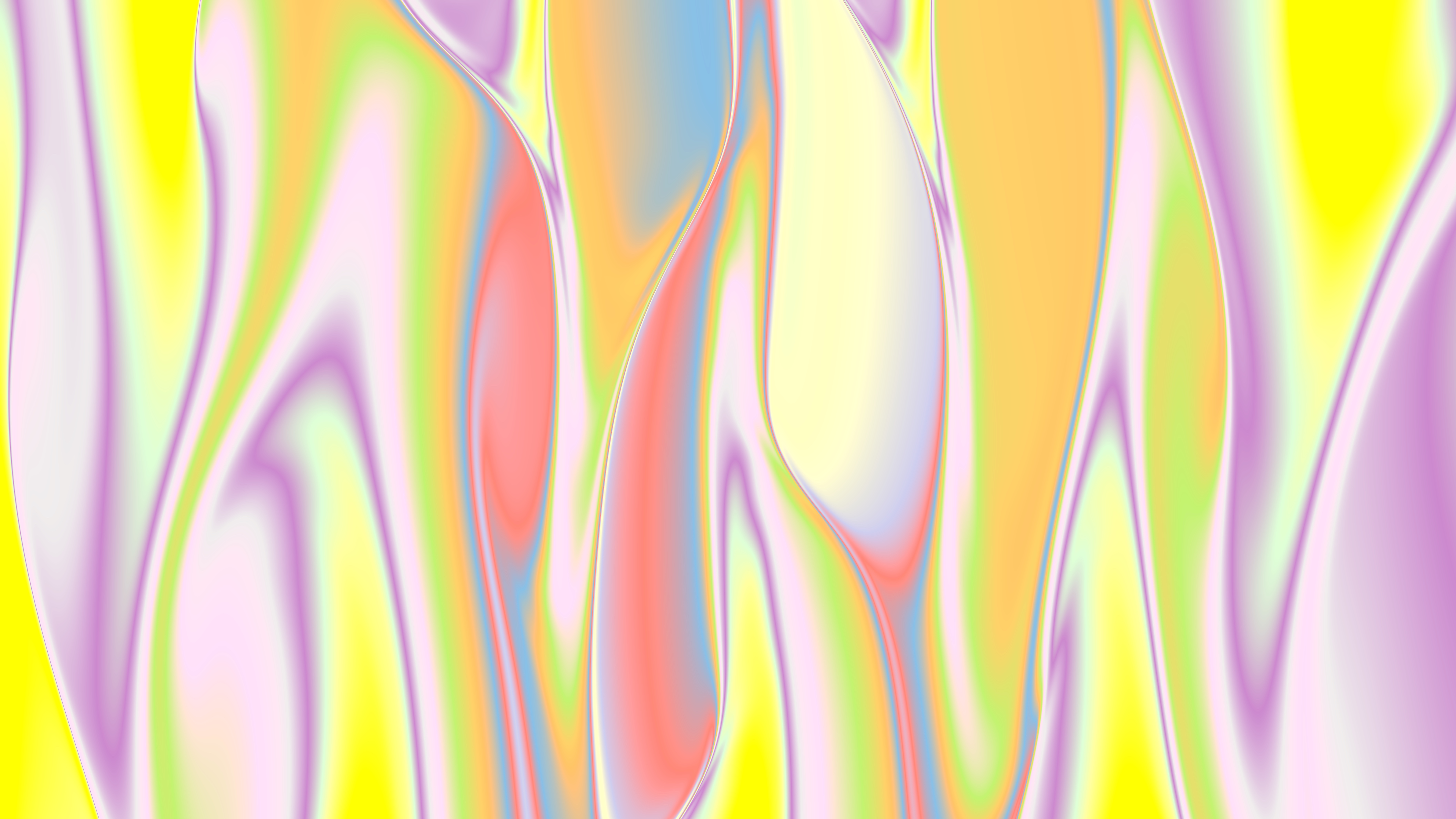 General 7680x4320 abstract gradient colorful wavy lines