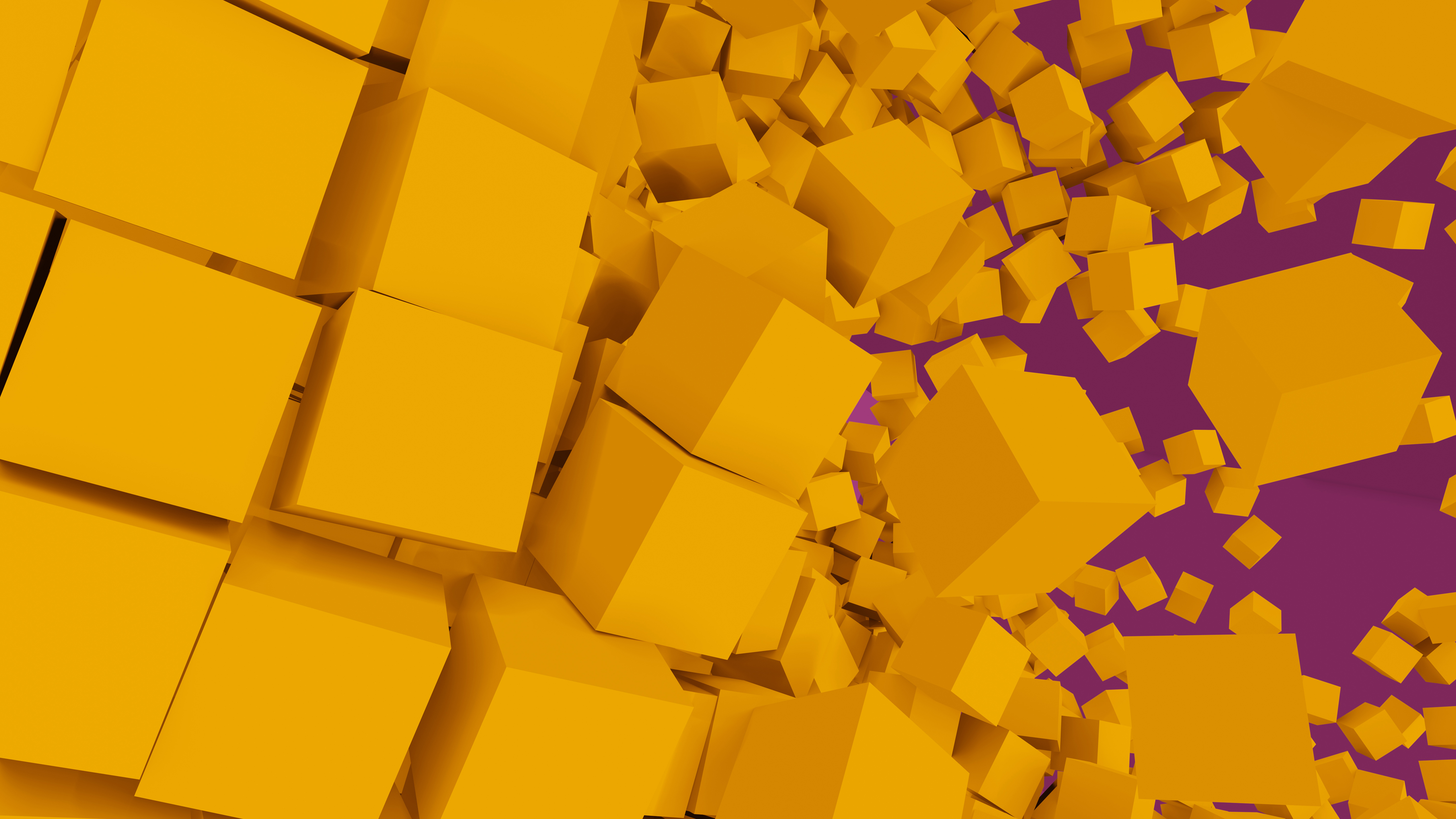 General 5120x2880 CGI abstract 3D Abstract cube