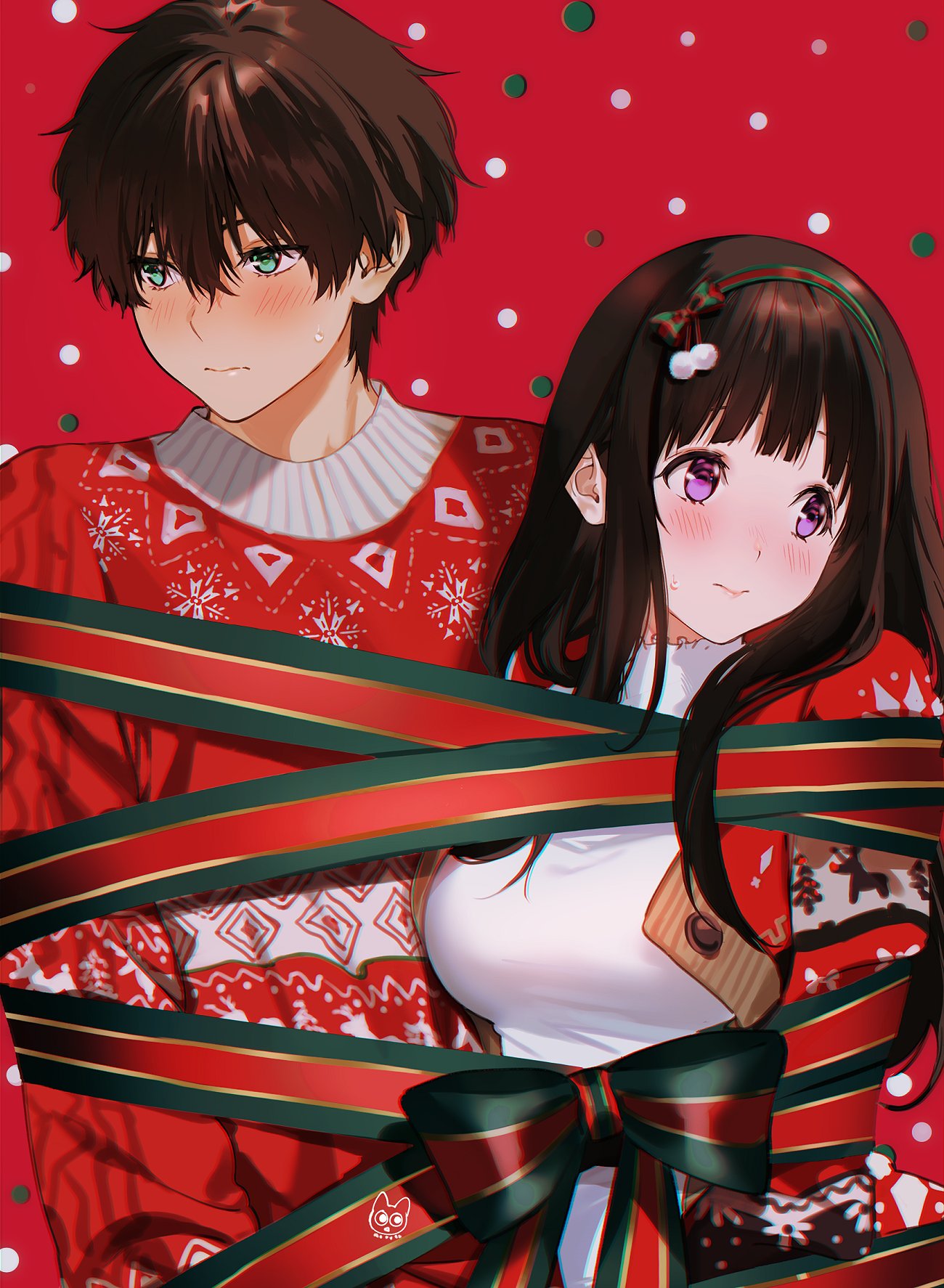 Anime 1300x1774 anime Christmas Hyouka Chitanda Eru