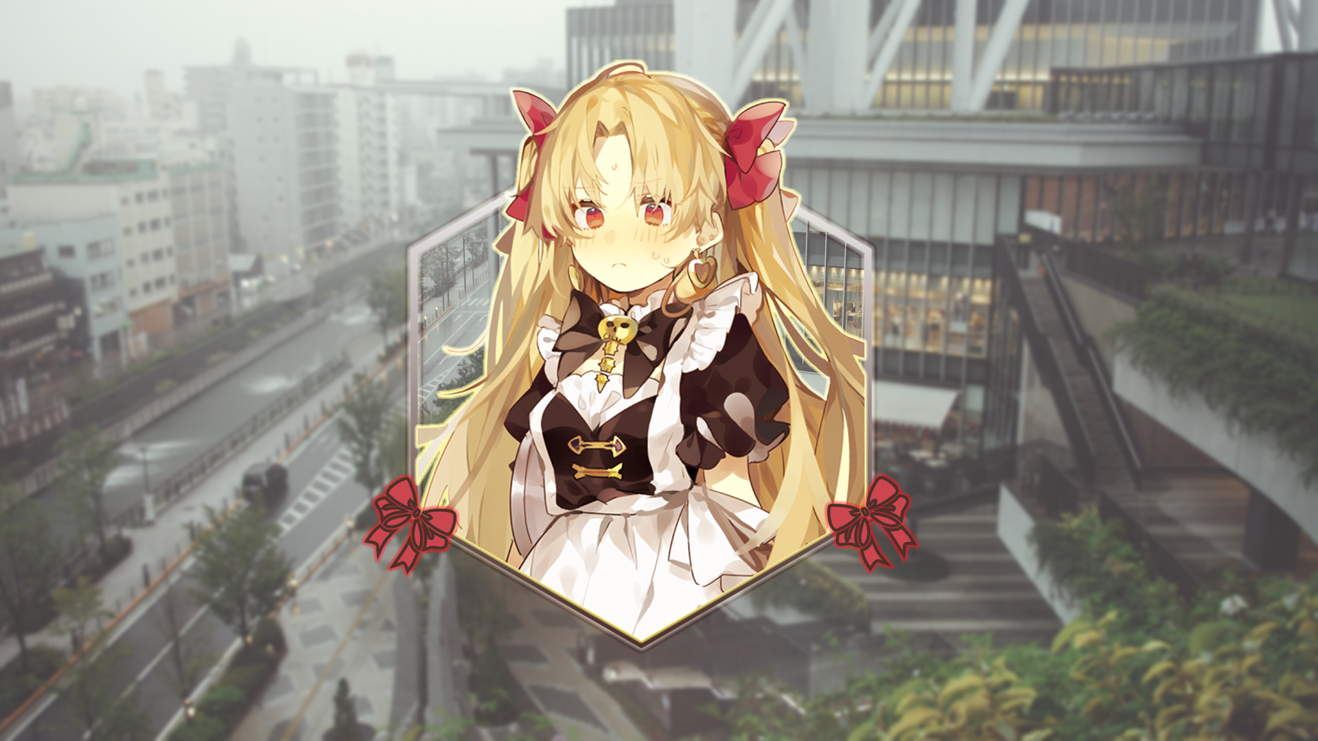 Anime 1920x1080 Fate series Ereshkigal (Fate/Grand Order) picture-in-picture anime girls Tokyo