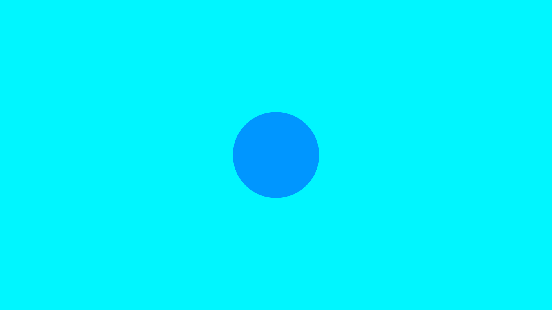 General 1920x1080 circle simple background minimalism turquoise cyan background cyan