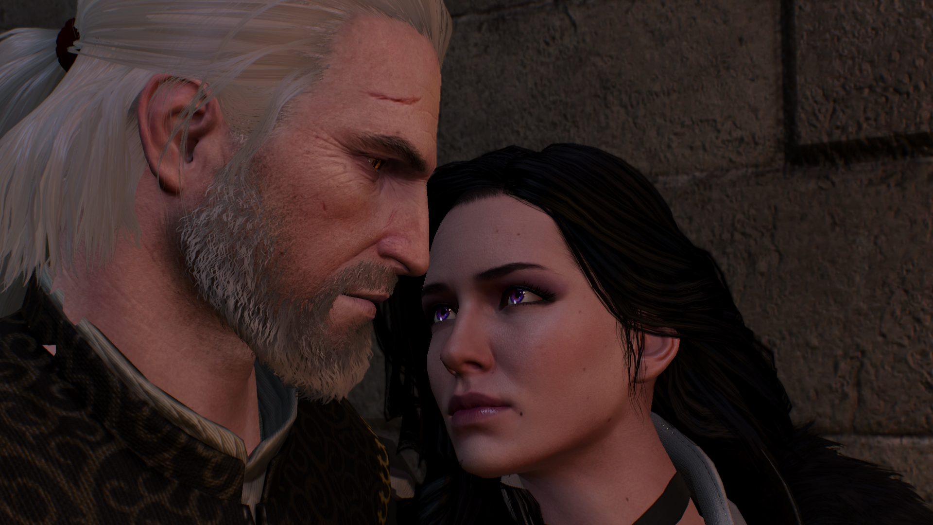 General 1920x1080 The Witcher 3: Wild Hunt screen shot Yennefer of Vengerberg Geralt of Rivia video games video game characters CD Projekt RED