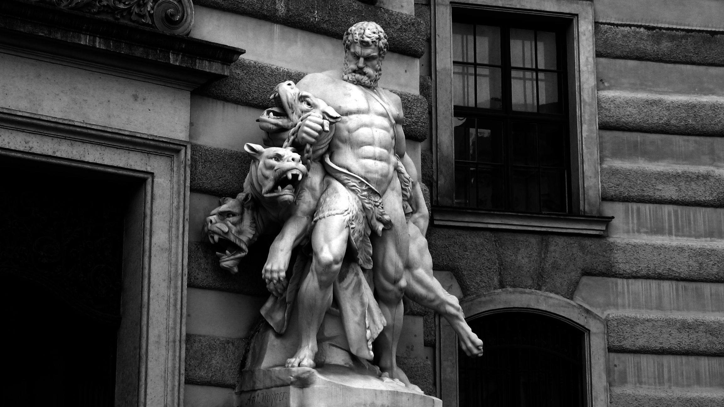General 2307x1298 Greek statue classic art facade
