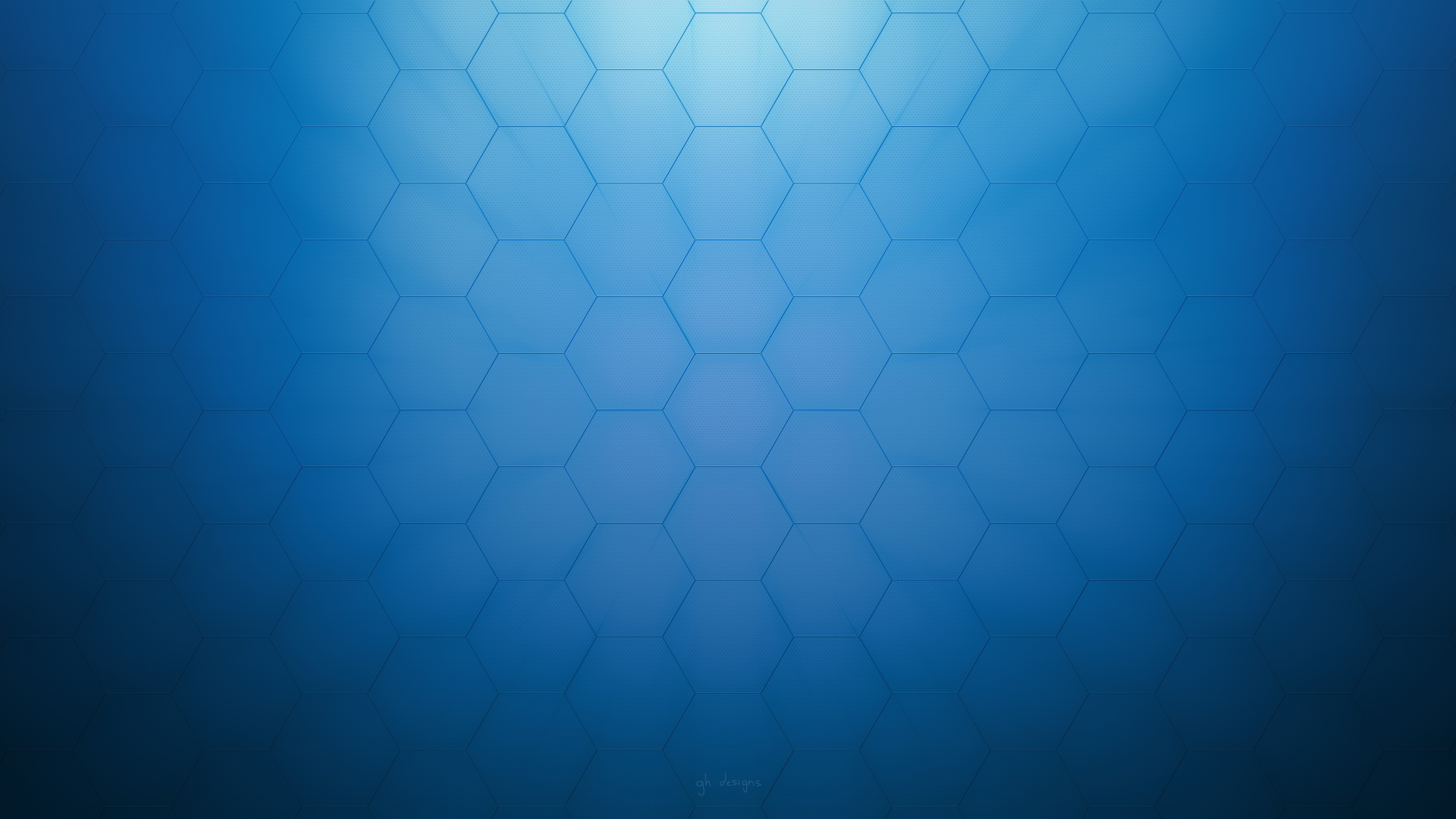 General 5120x2880 minimalism digital blue hexagon Starkiteckt
