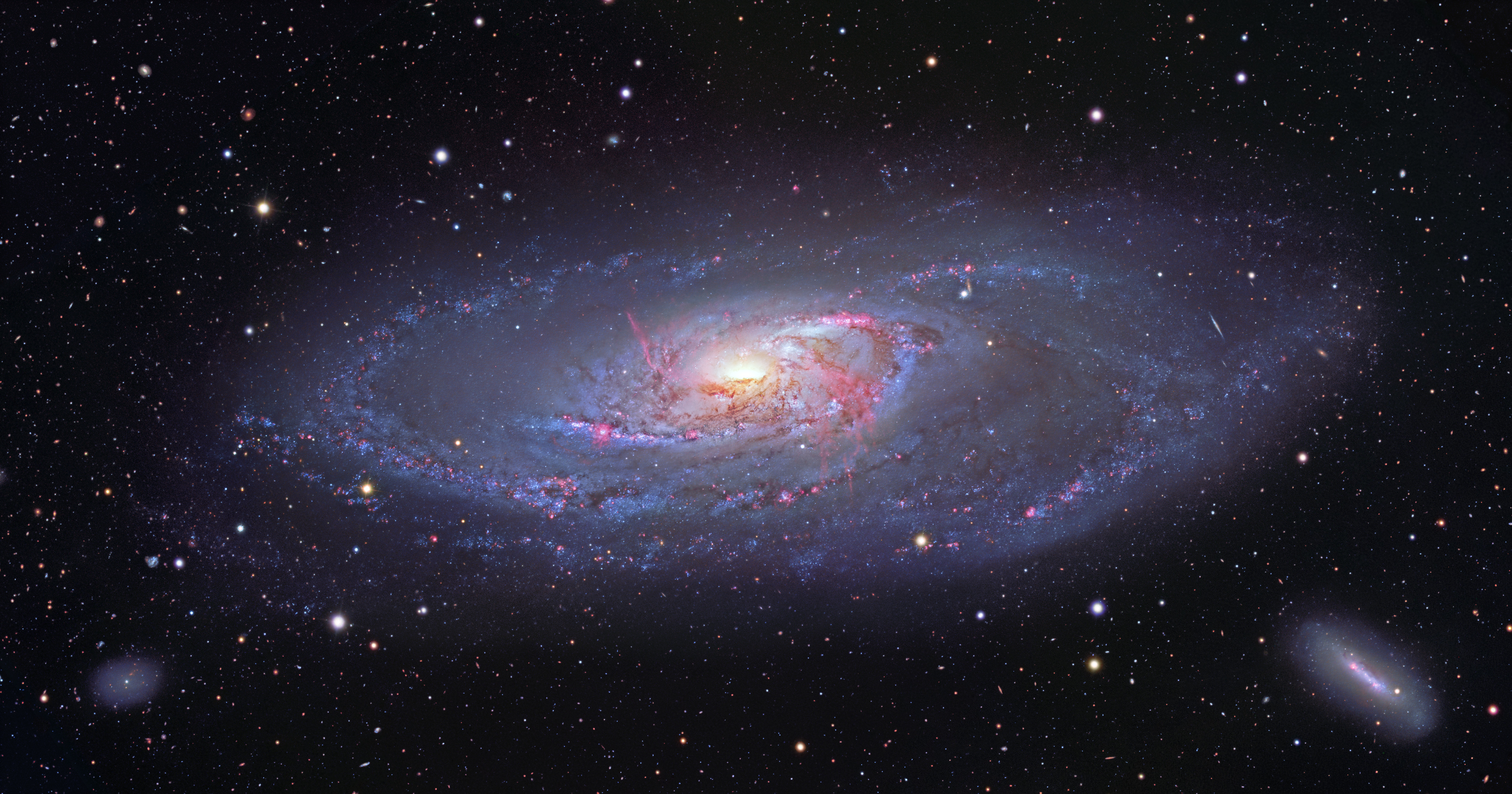 General 5000x2625 NASA galaxy space M106
