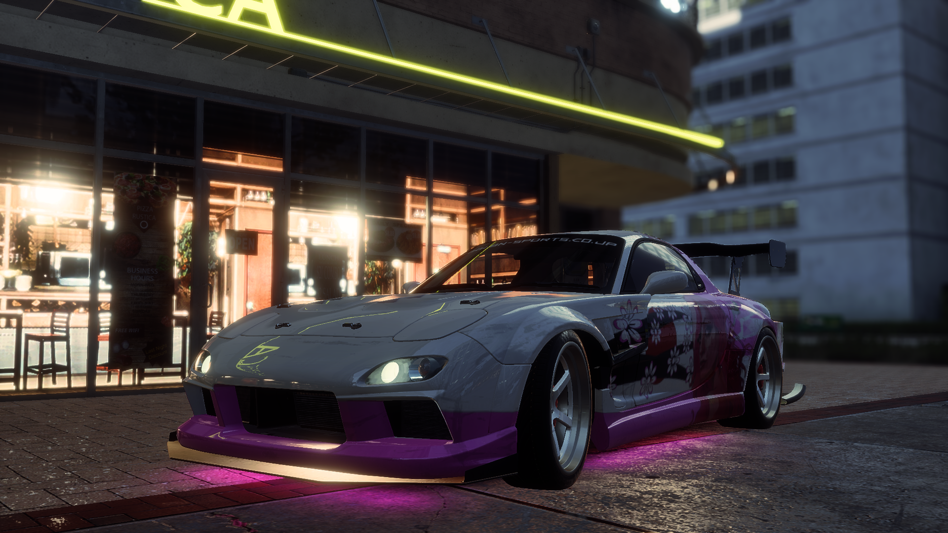 General 1920x1080 Need for Speed: Heat Mazda RX-7 video games Mazda Japanese cars bodykit Electronic Arts Ghost Games