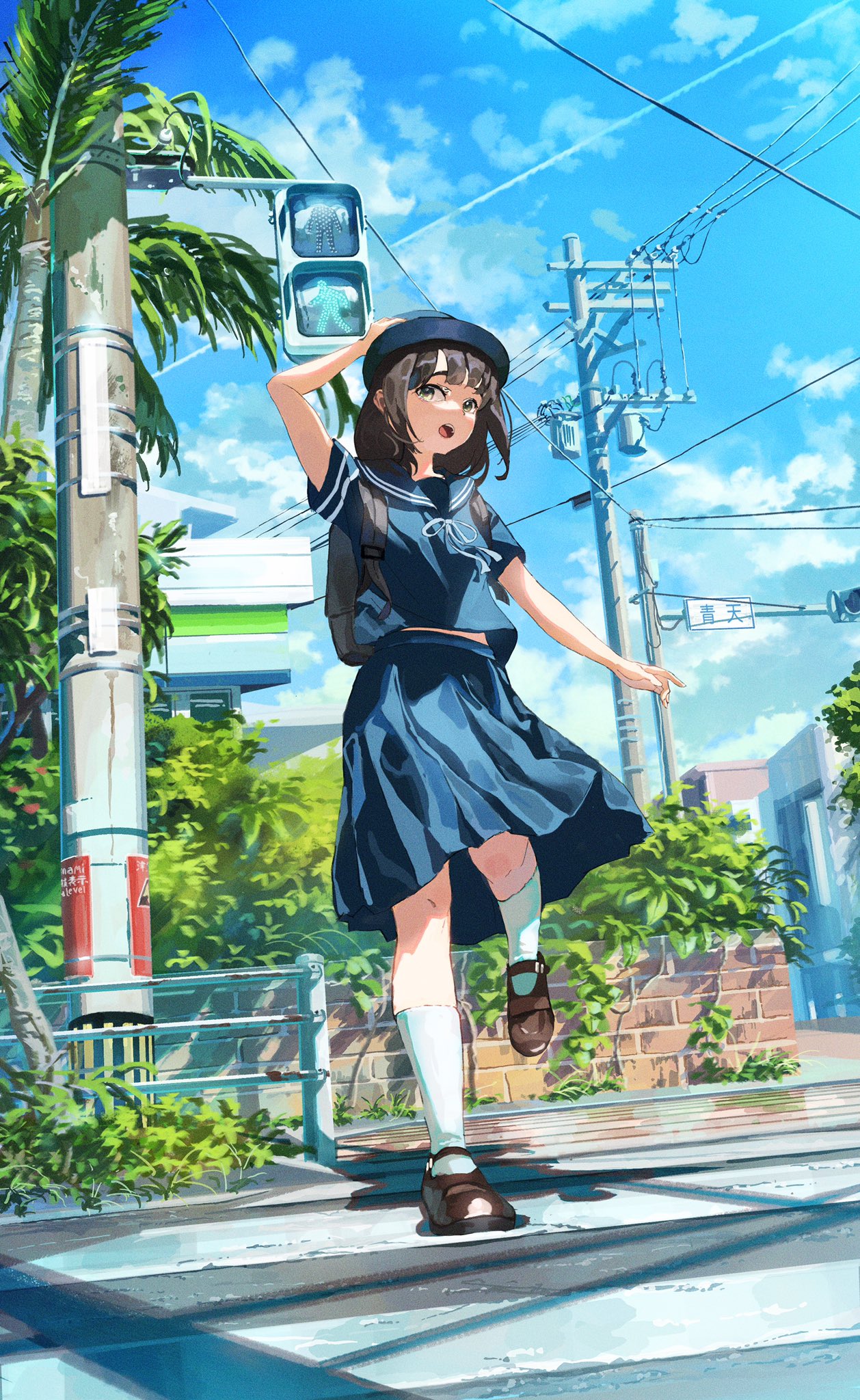Wallpaper : anime girls, original characters, solo, artwork