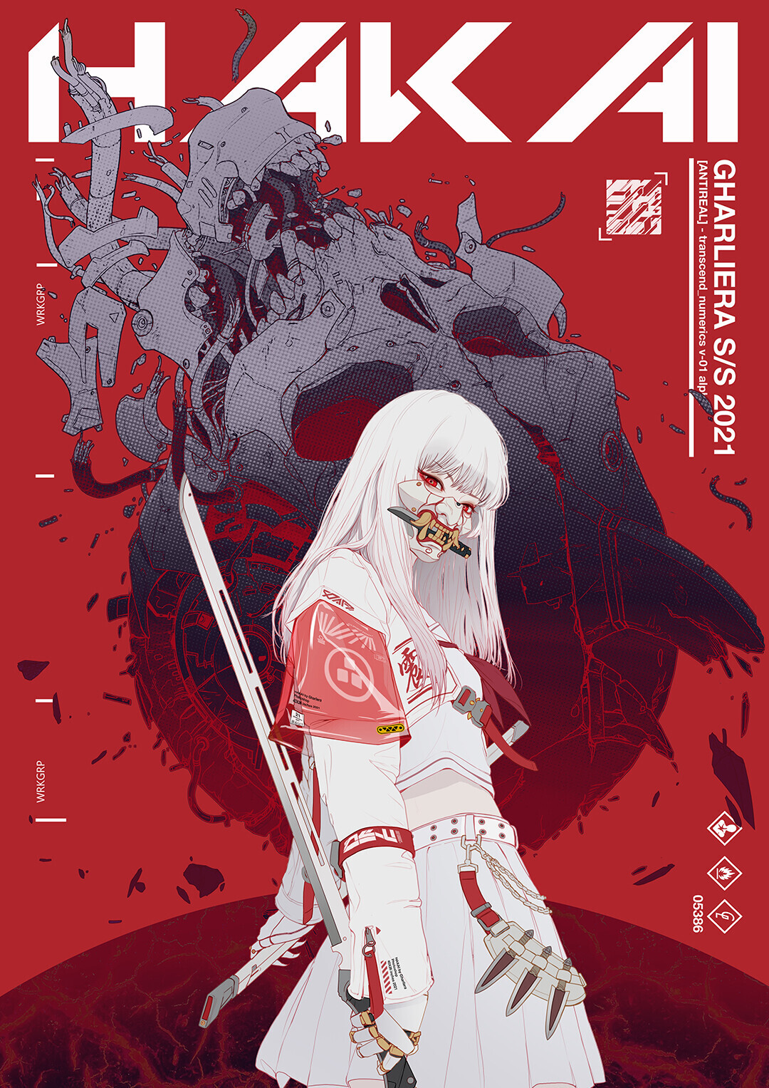 Anime 1080x1527 demon katana anime girls sword