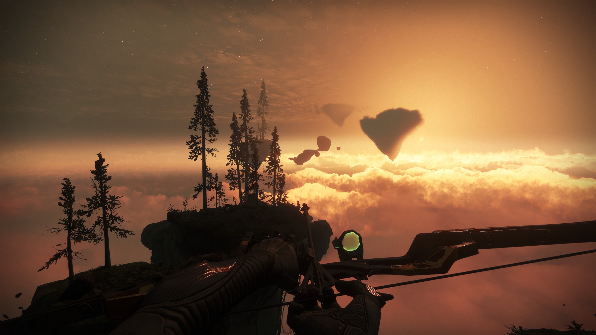 General 1920x1080 screen shot video games Destiny 2 sunset Bungie video game landscape first-person shooter