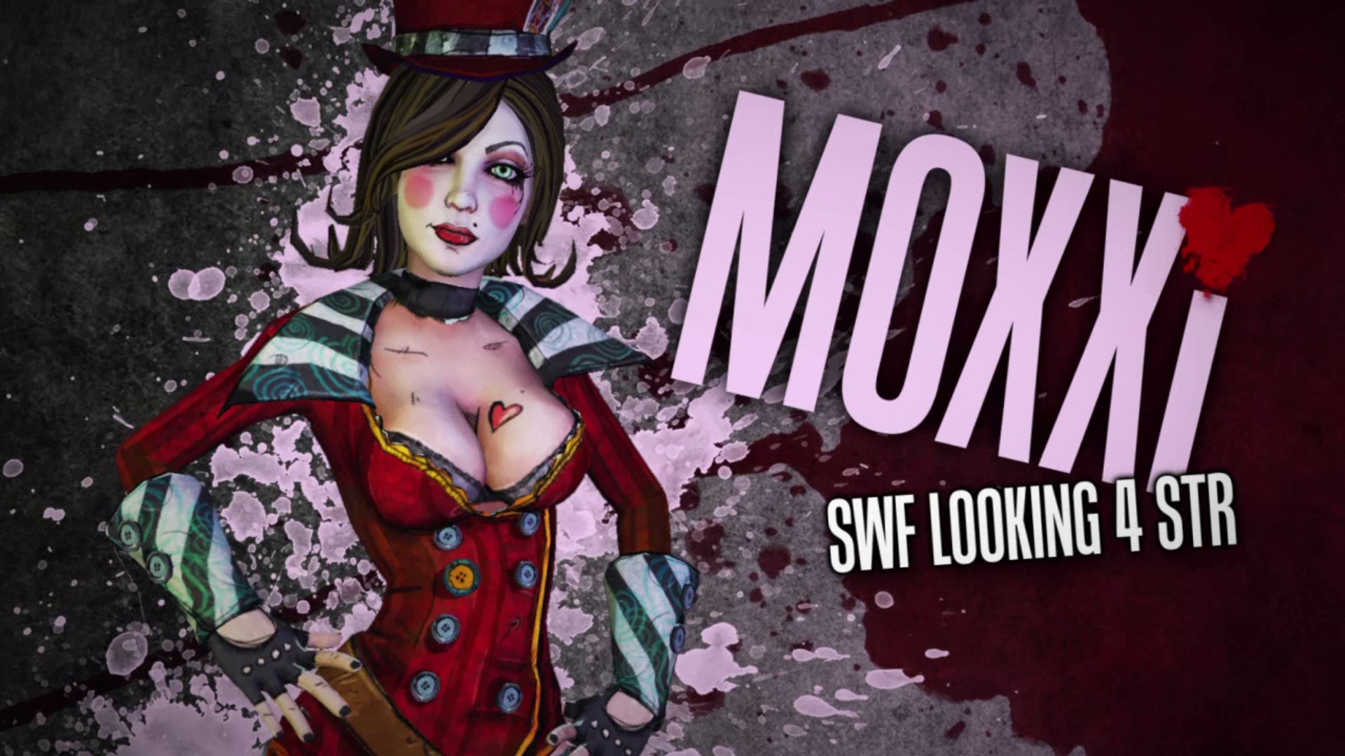 General 1920x1080 Moxxi Borderlands drawing video games