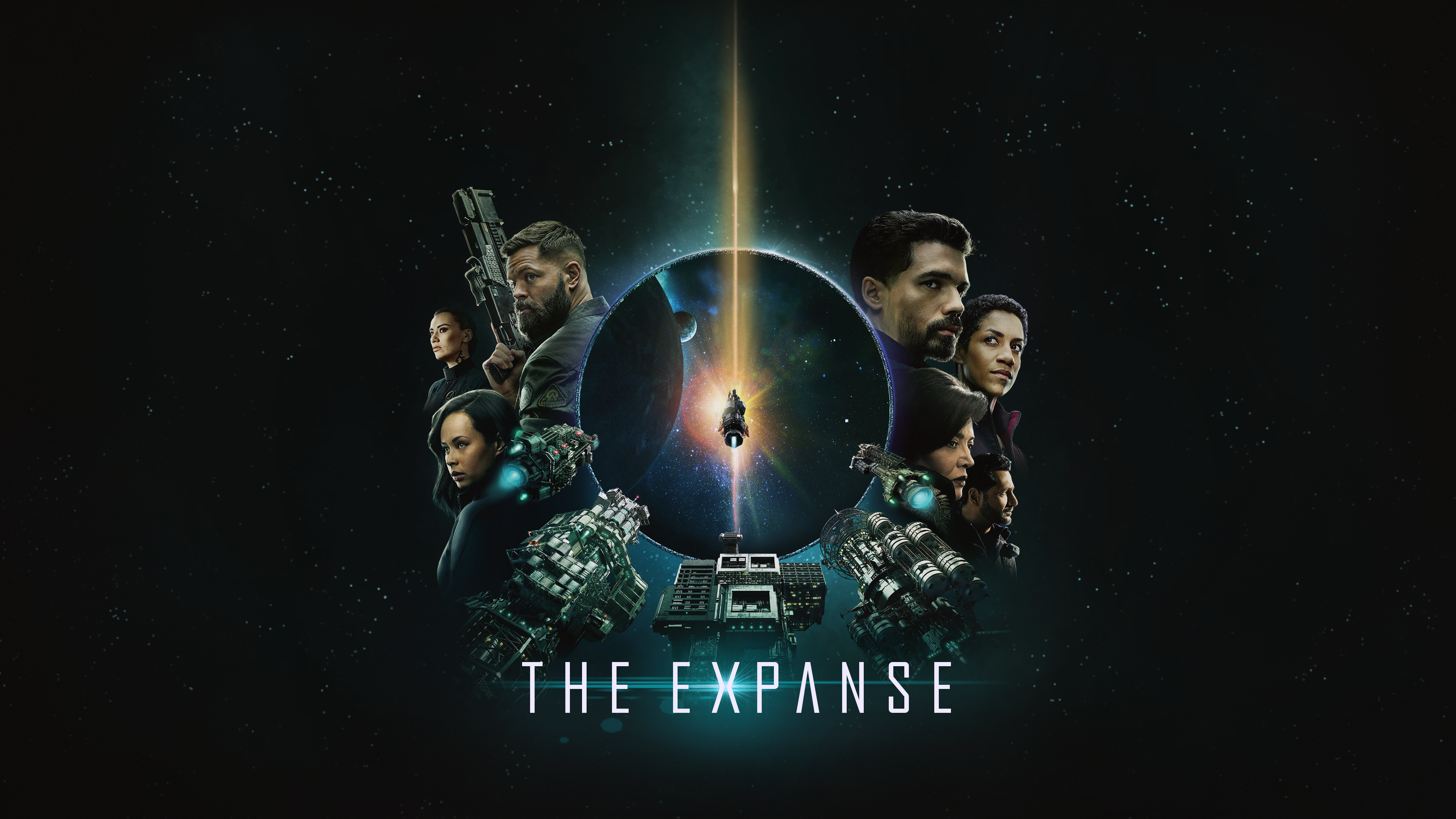General 3840x2160 The Expanse space science fiction TV series digital art