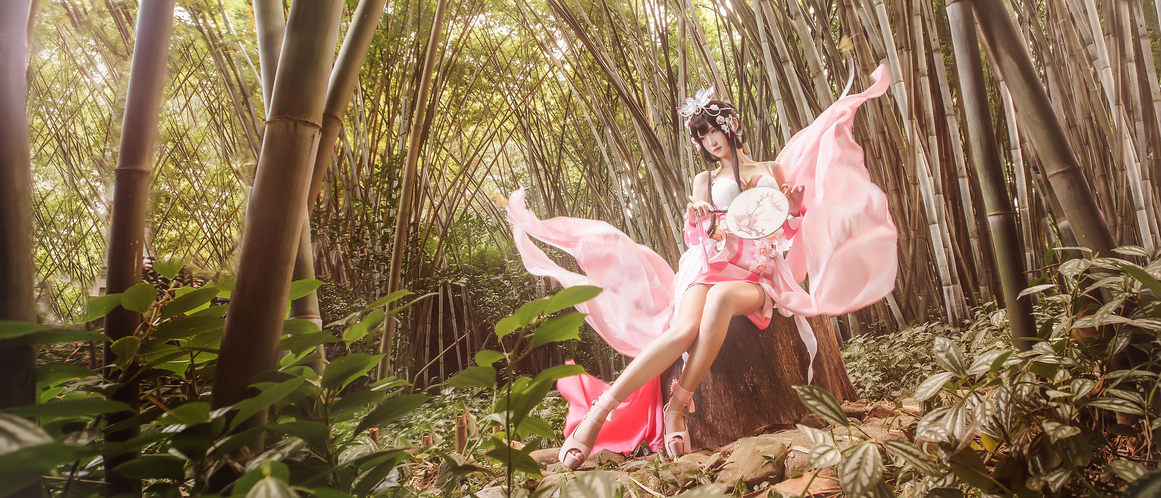 People 3900x1672 model cosplay Chinese model Asian women