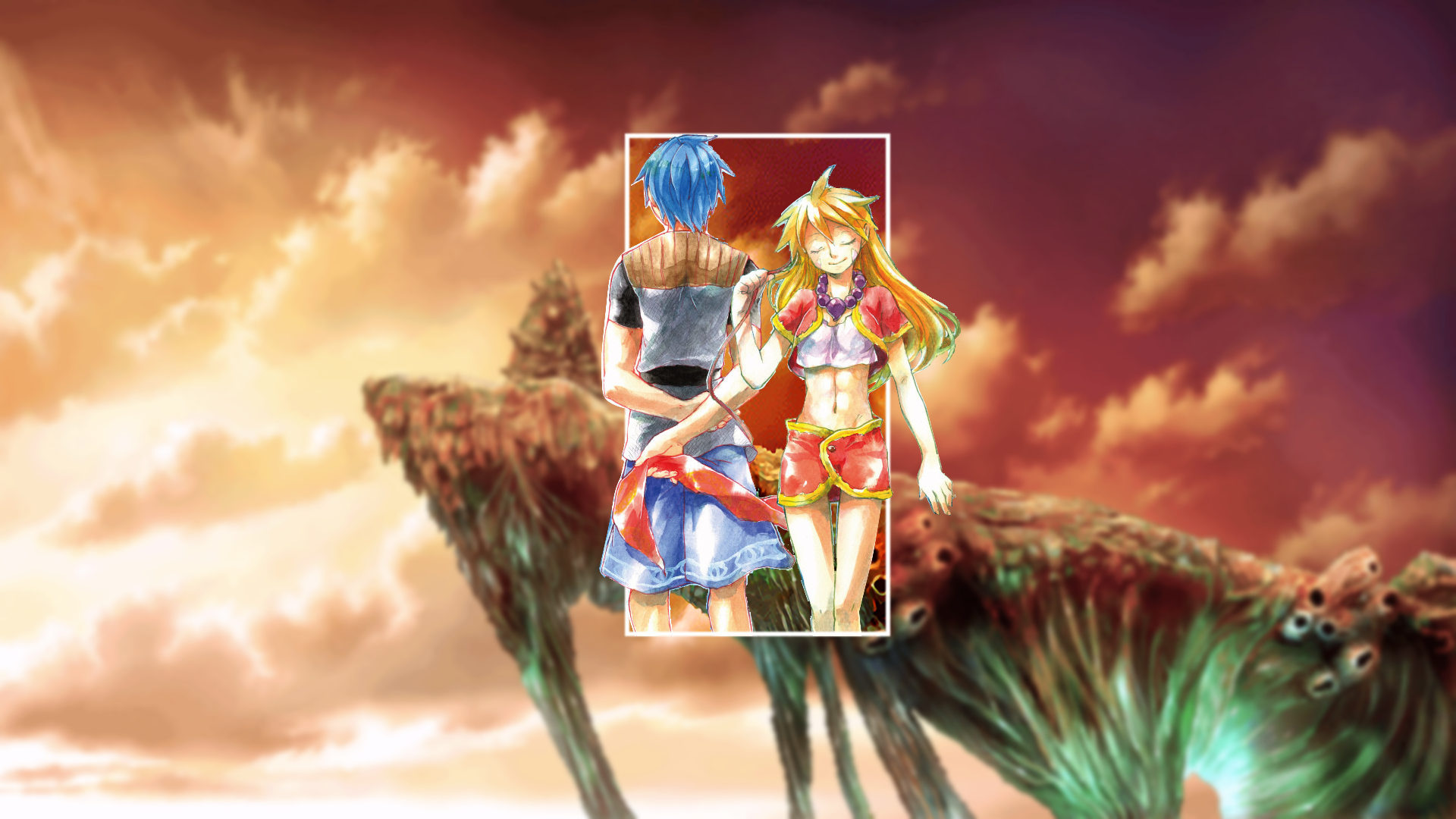 Anime 1920x1080 Chrono Cross video game art video games picture-in-picture