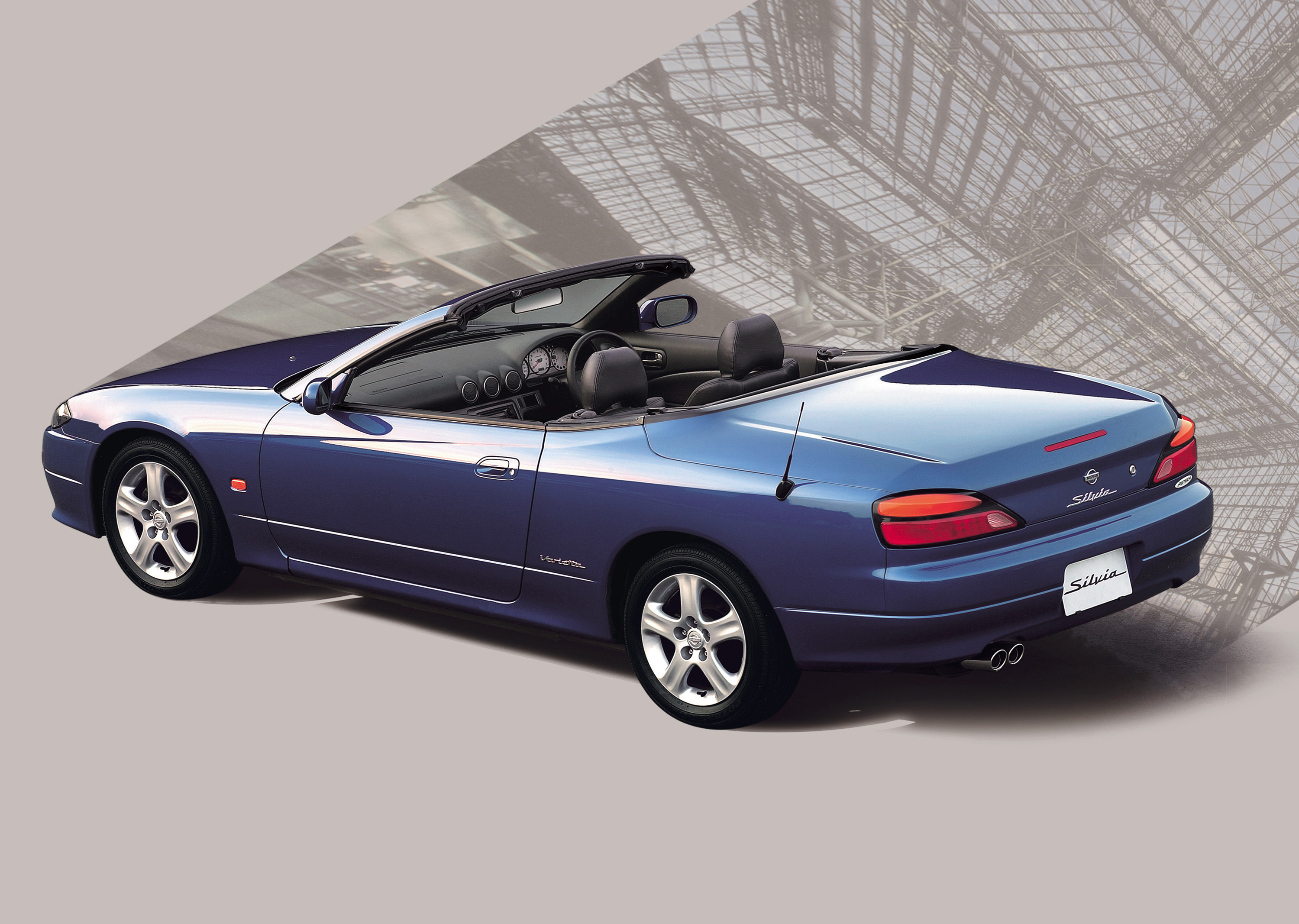 General 3000x2134 car convertible Nissan Nissan Silvia S15 Nissan Silvia cabriolet simple background cabrio vehicle blue cars sports car high angle Japanese cars