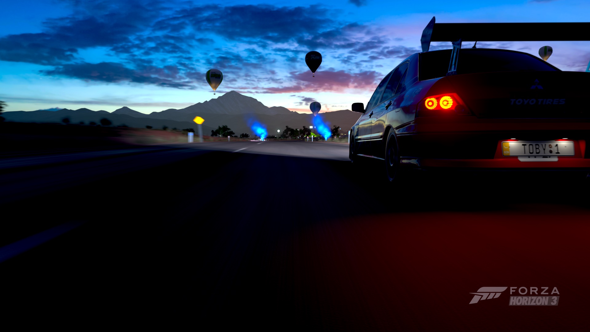 General 1920x1080 car vehicle Forza Horizon 3 Mitsubishi Lancer Evolution IX video games racing Turn 10 Studios