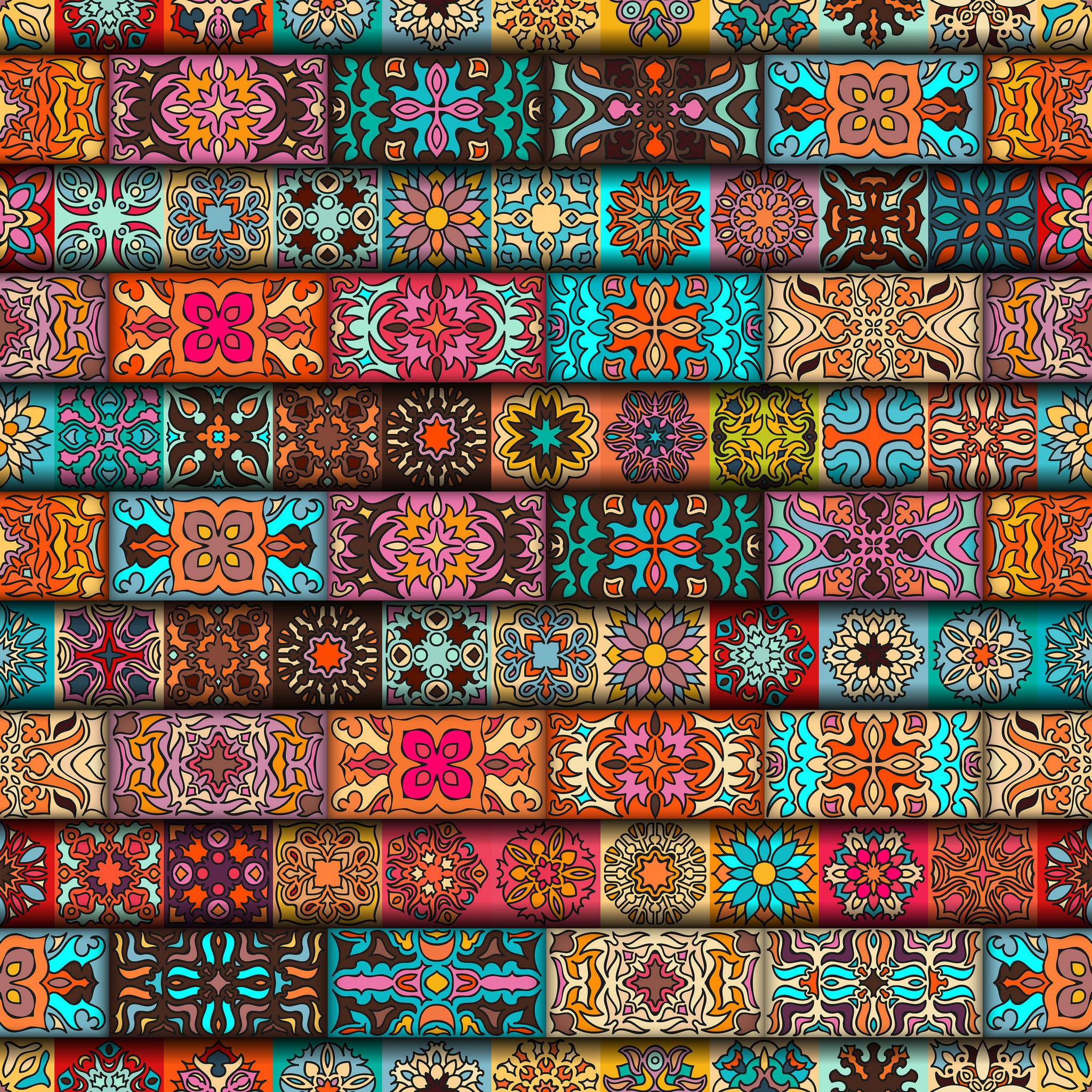General 2048x2048 pattern colorful digital art