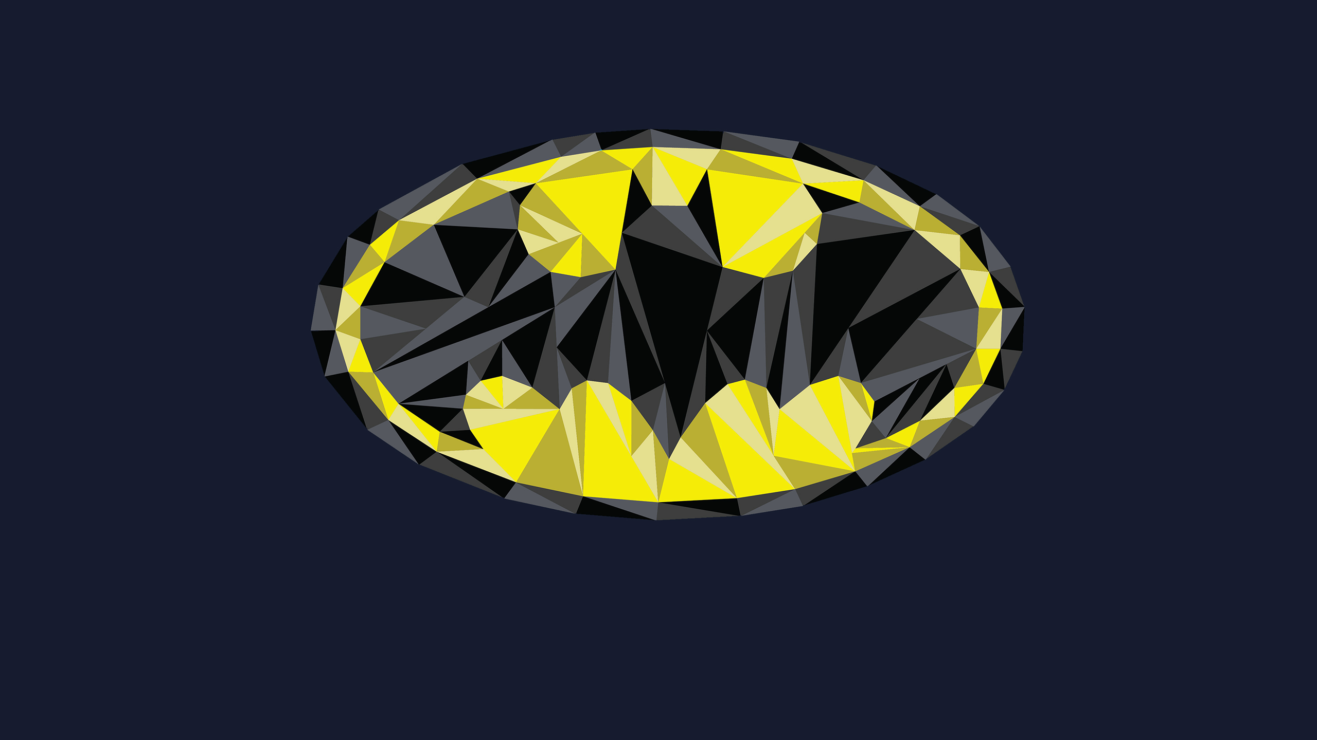 General 2560x1440 Batman Batman logo low poly minimalism DC Comics