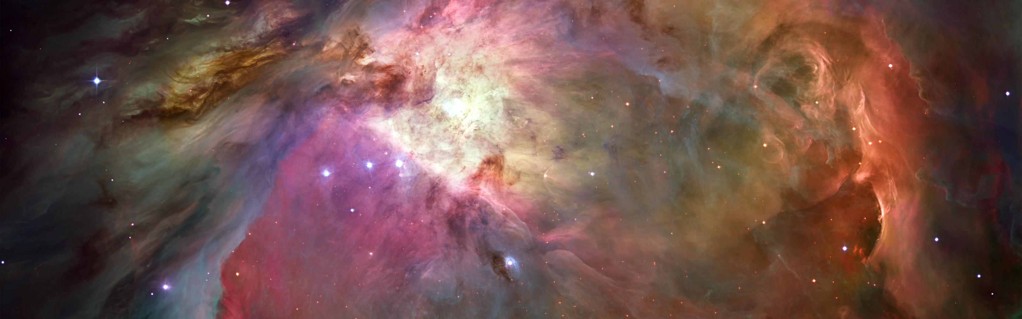 General 3360x1050 space universe galaxy nebula