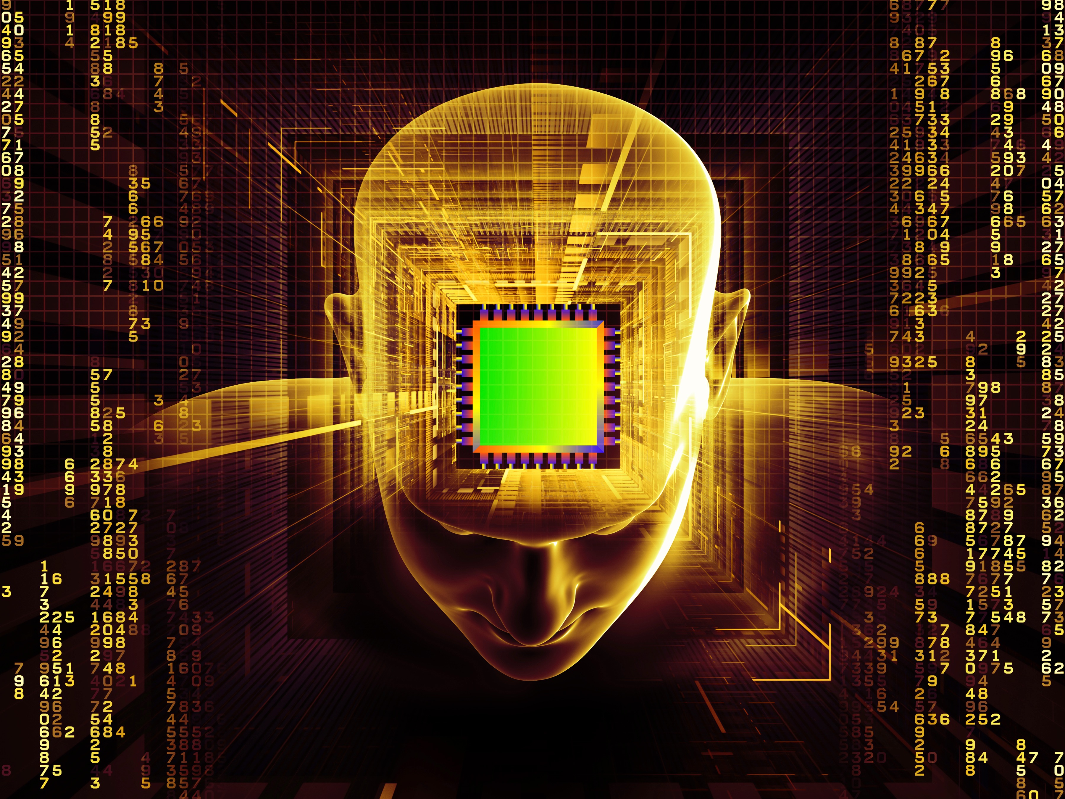 General 3600x2700 artwork microchip technology numbers head x-rays square hologram
