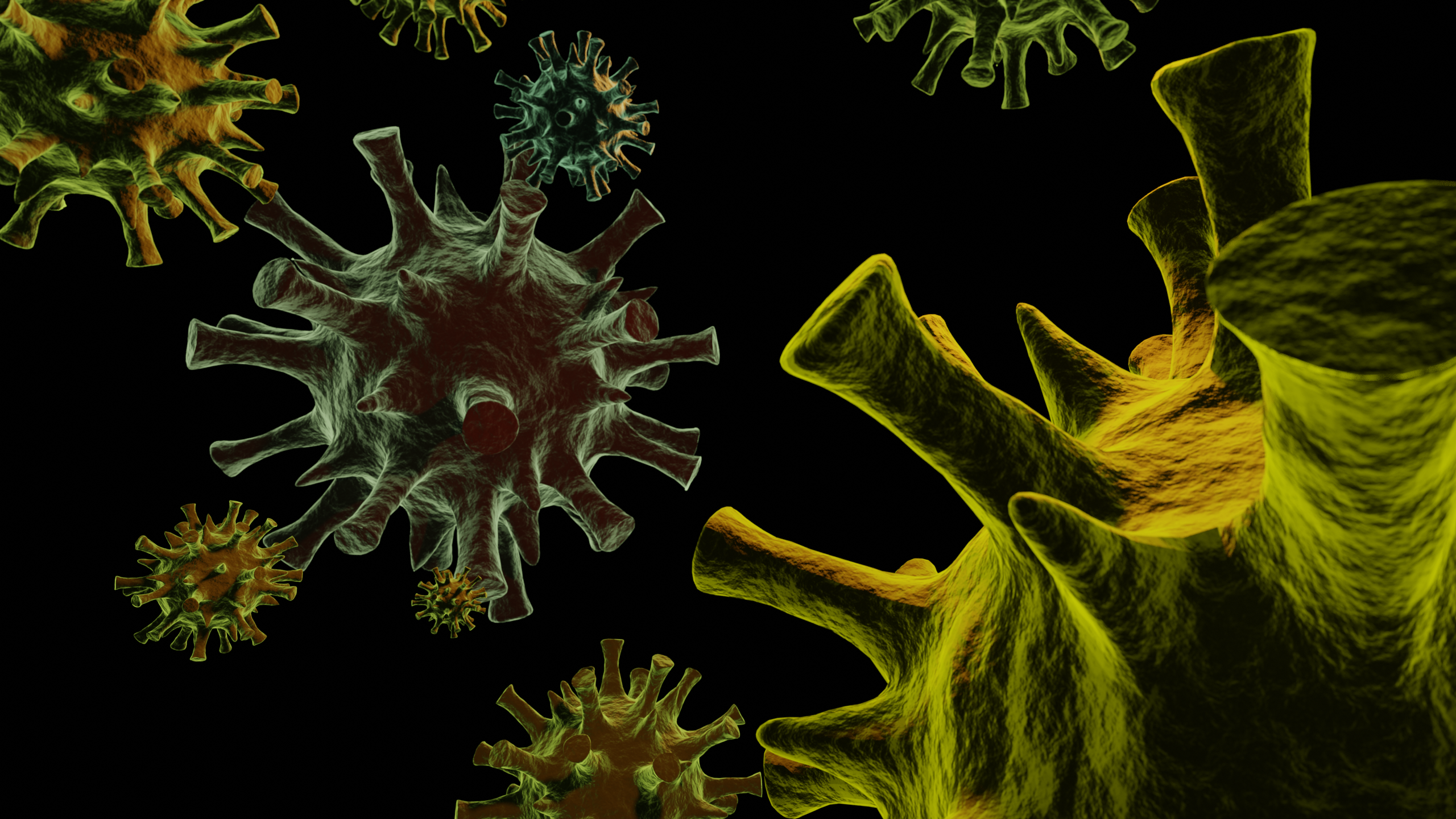 General 2560x1440 disease viruses magnification digital art Cells (Biology) biology 