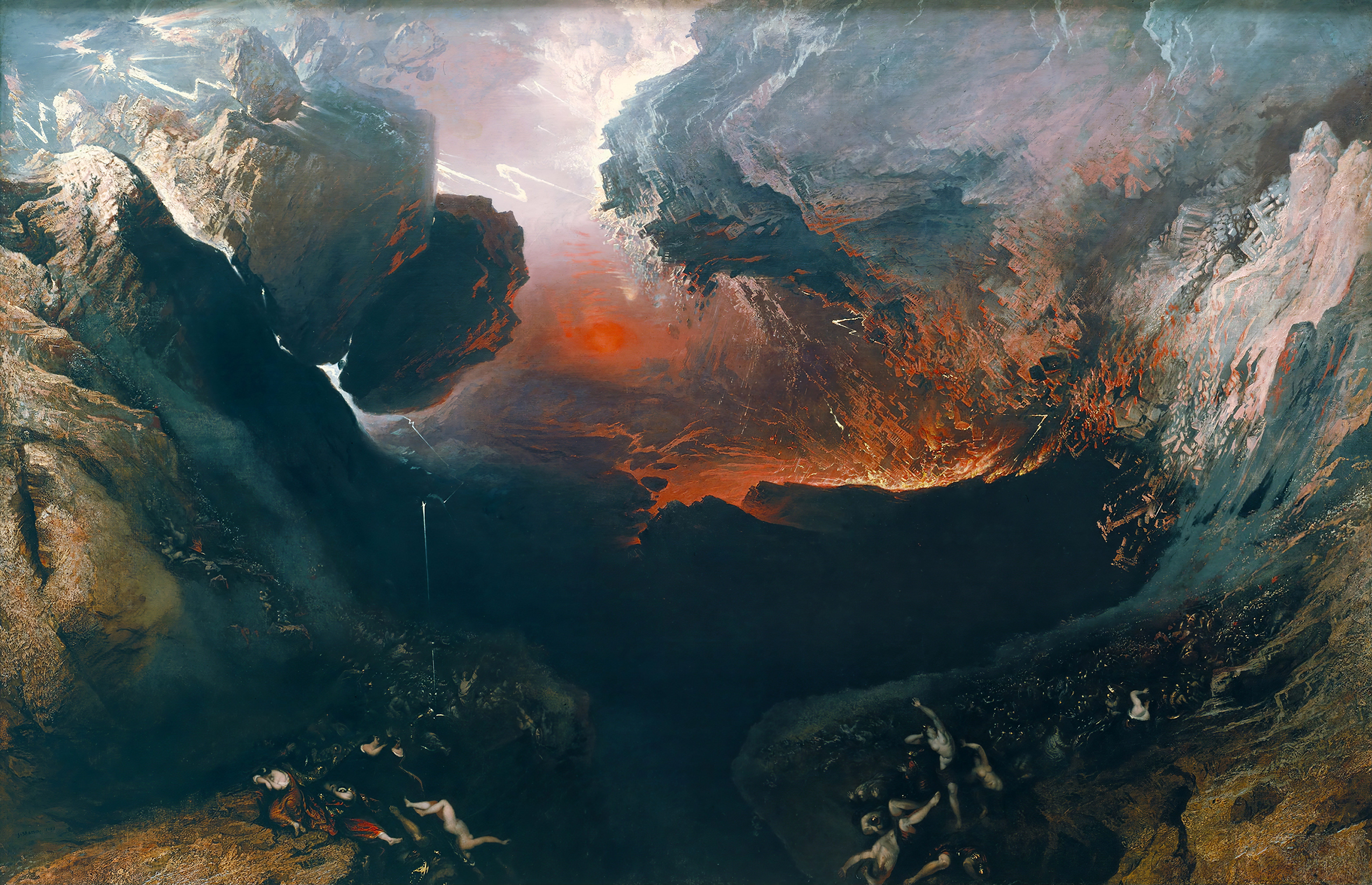 General 6200x4000 John Martin classic art painting The Last Judgment The Great Day of His Wrath artwork