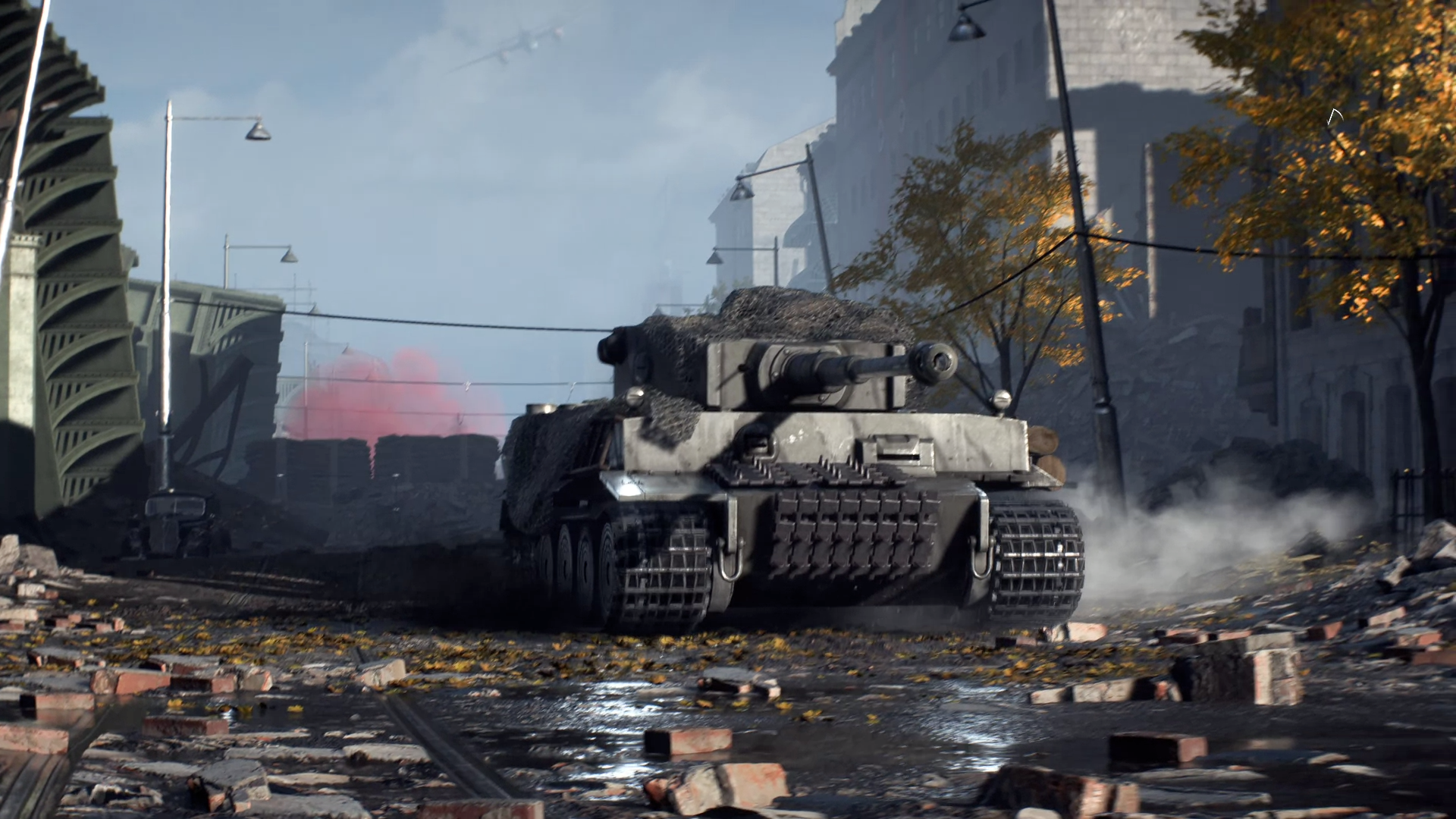 General 1920x1080 video games tank military Battlefield V Tiger I World War II EA DICE Electronic Arts German tanks