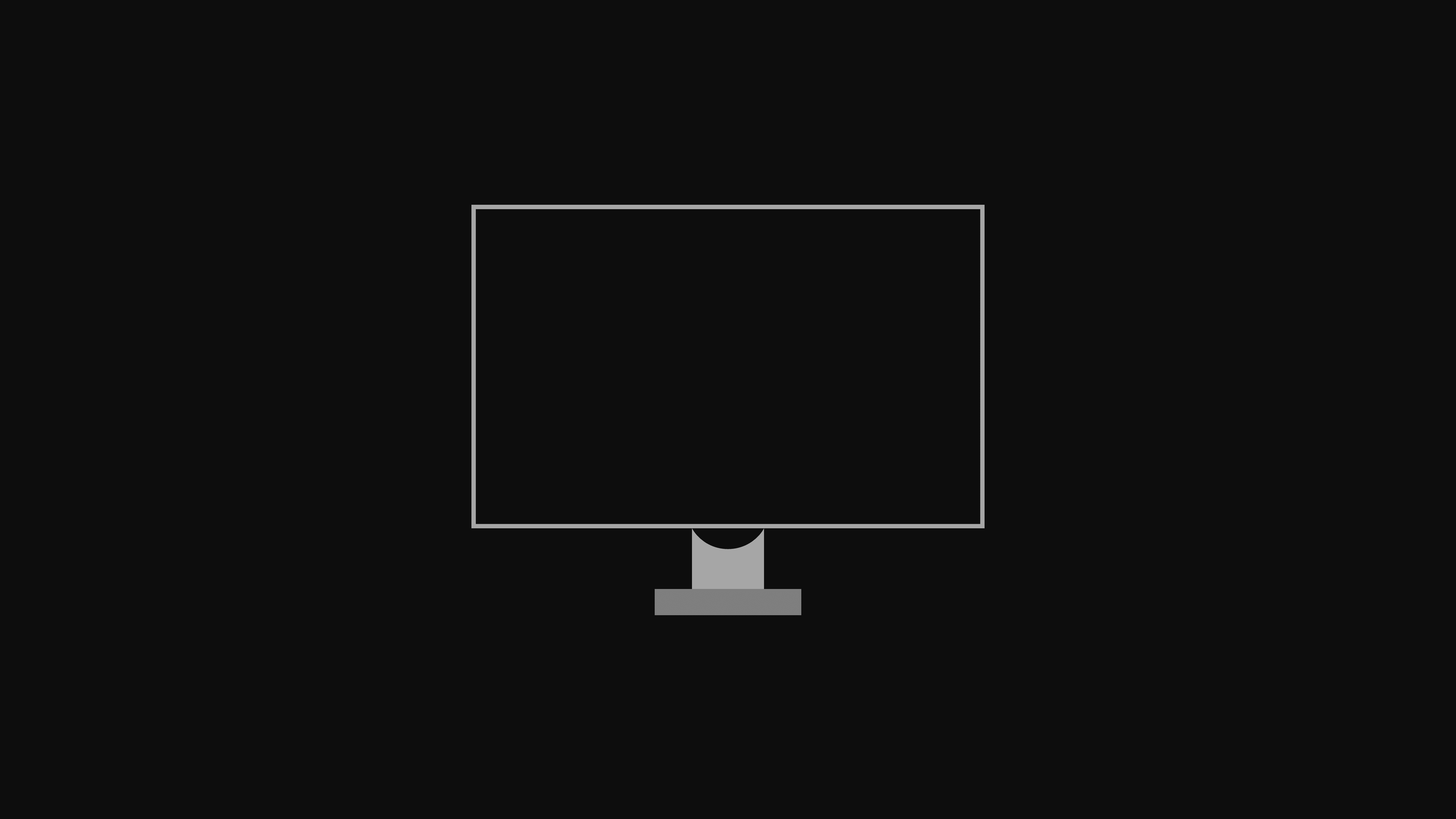 General 4608x2592 minimalism vector computer black background black simple background digital art