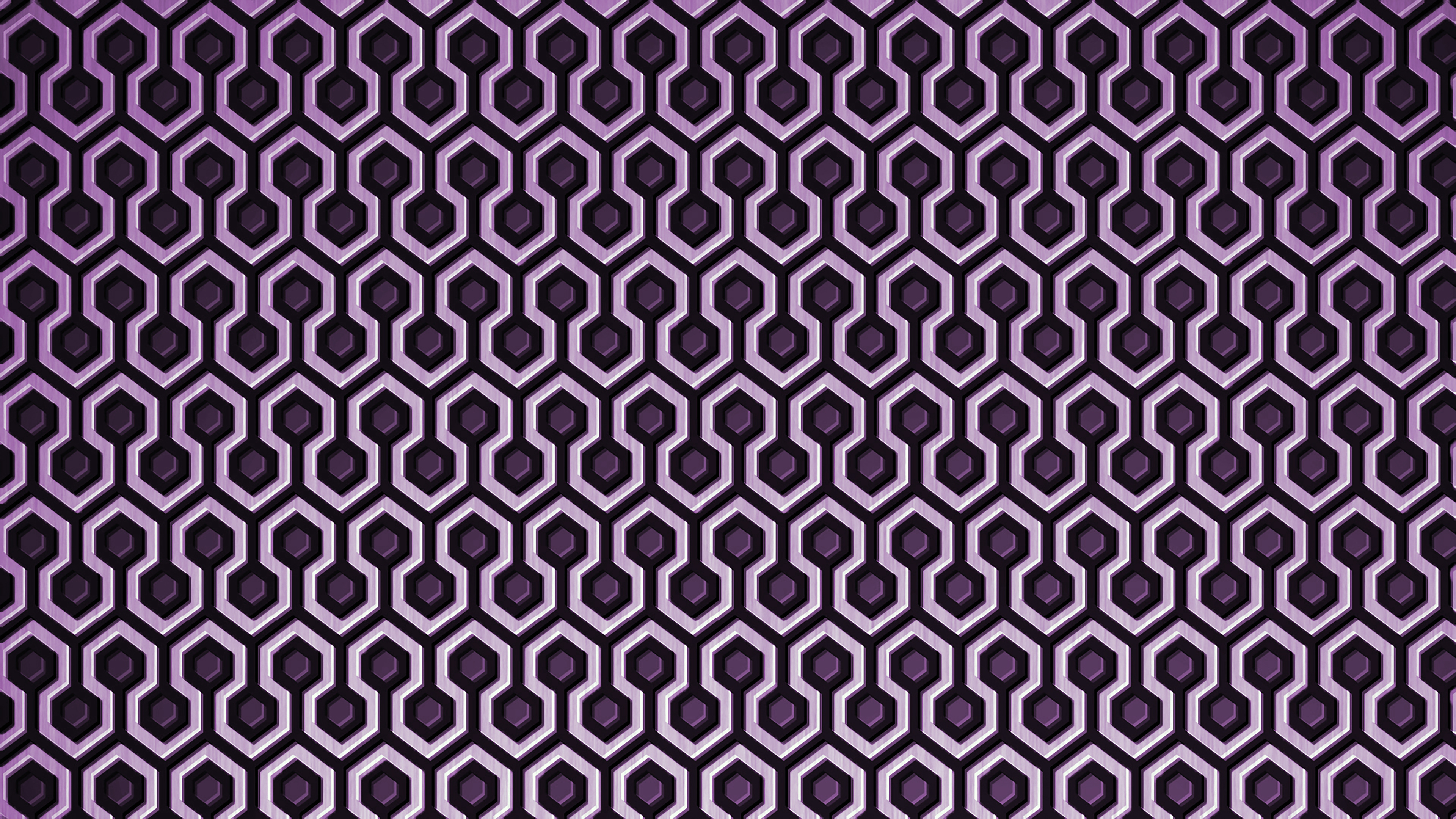 General 3840x2160 hexagon pattern The Shining digital art