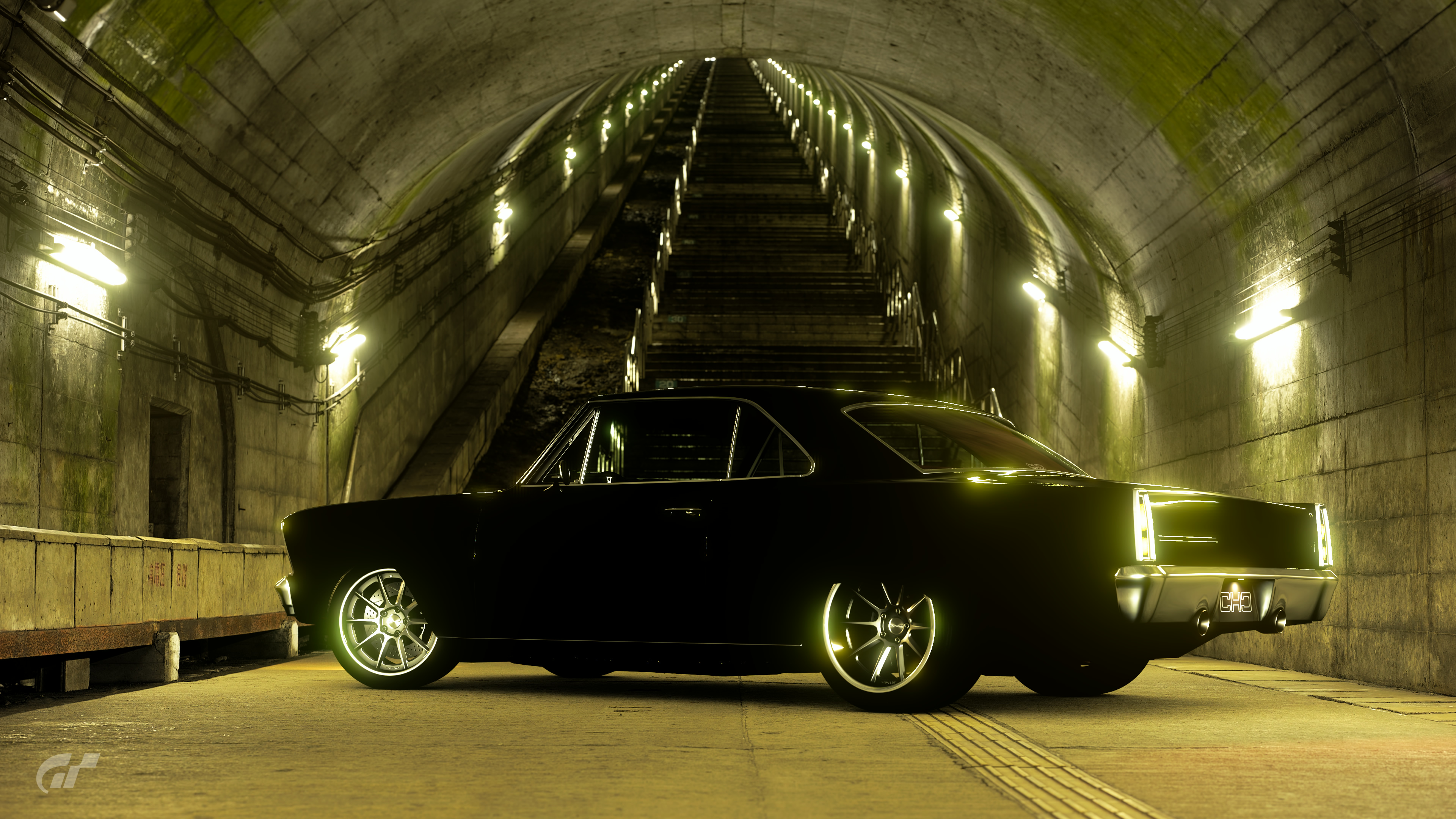 General 3840x2160 landscape muscle cars Gran Turismo PlayStation Chevrolet sewers American cars video games