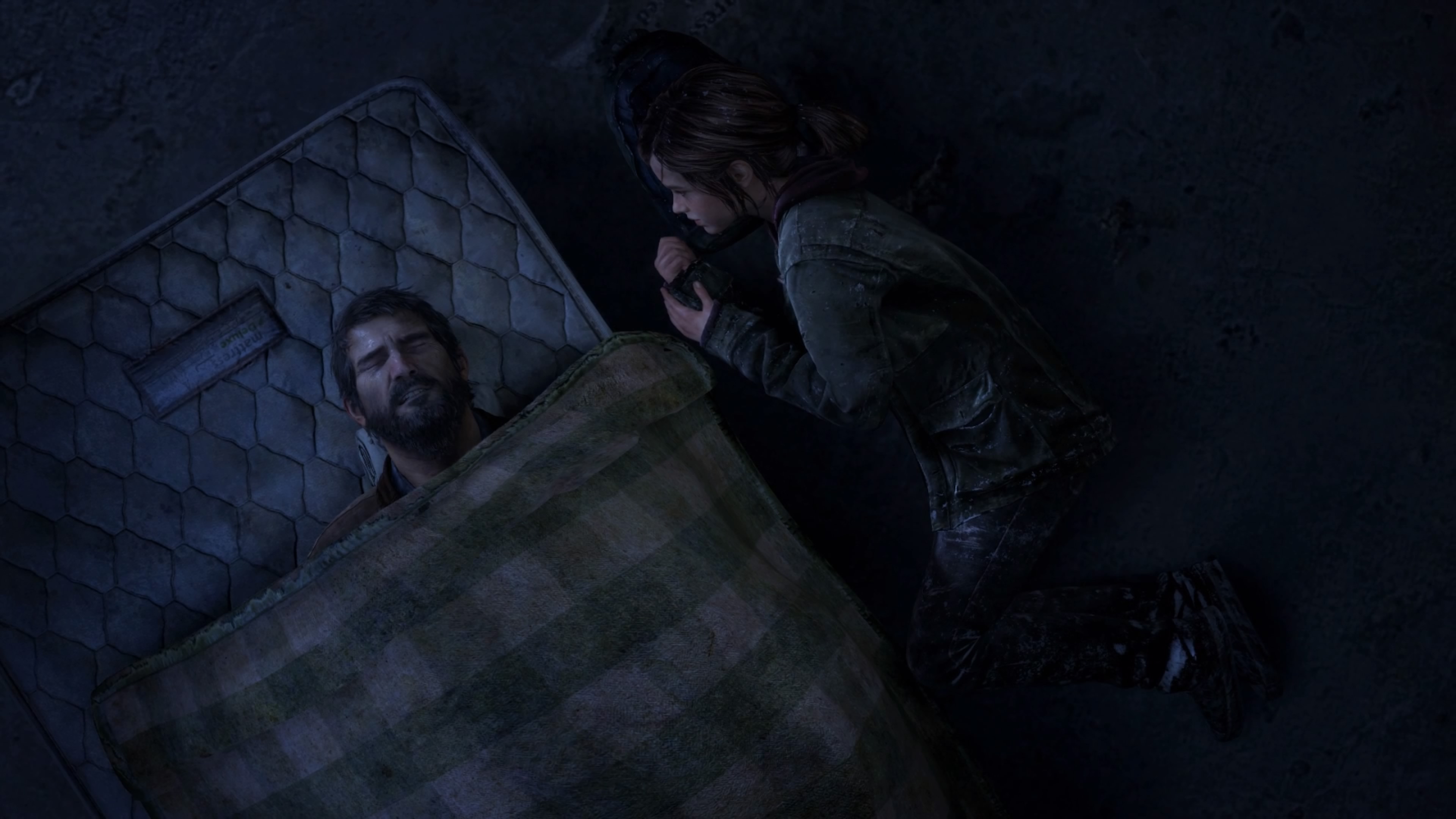 General 3840x2160 The Last of Us Ellie Williams Joel Miller video games screen shot PlayStation 4 video game characters Playstation 4 Pro Naughty Dog PlayStation 3