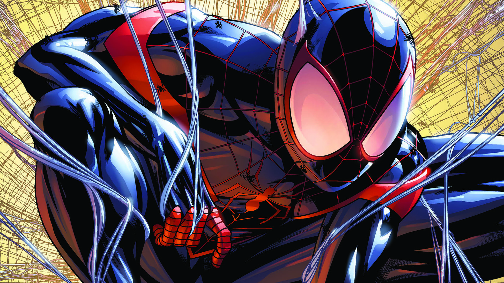 General 1920x1080 Marvel Comics Spider-Man Miles Morales comic art