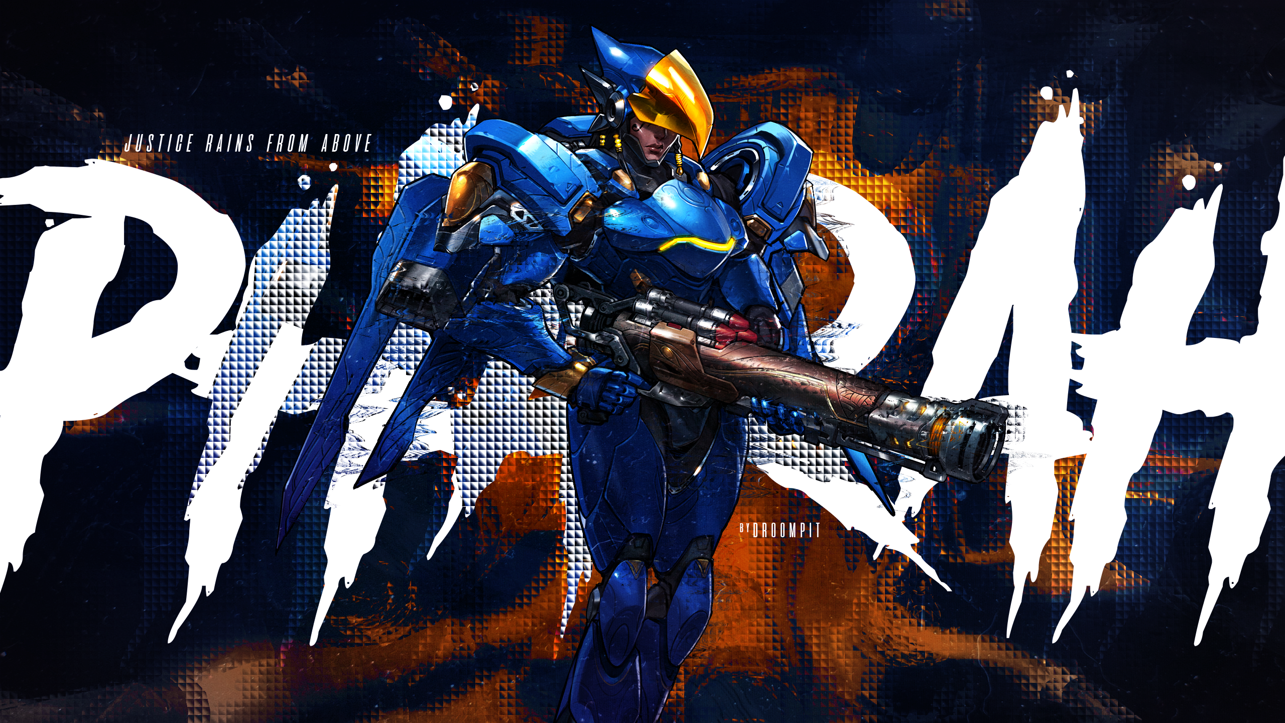 General 2560x1440 Pharah (Overwatch) Overwatch PC gaming video games