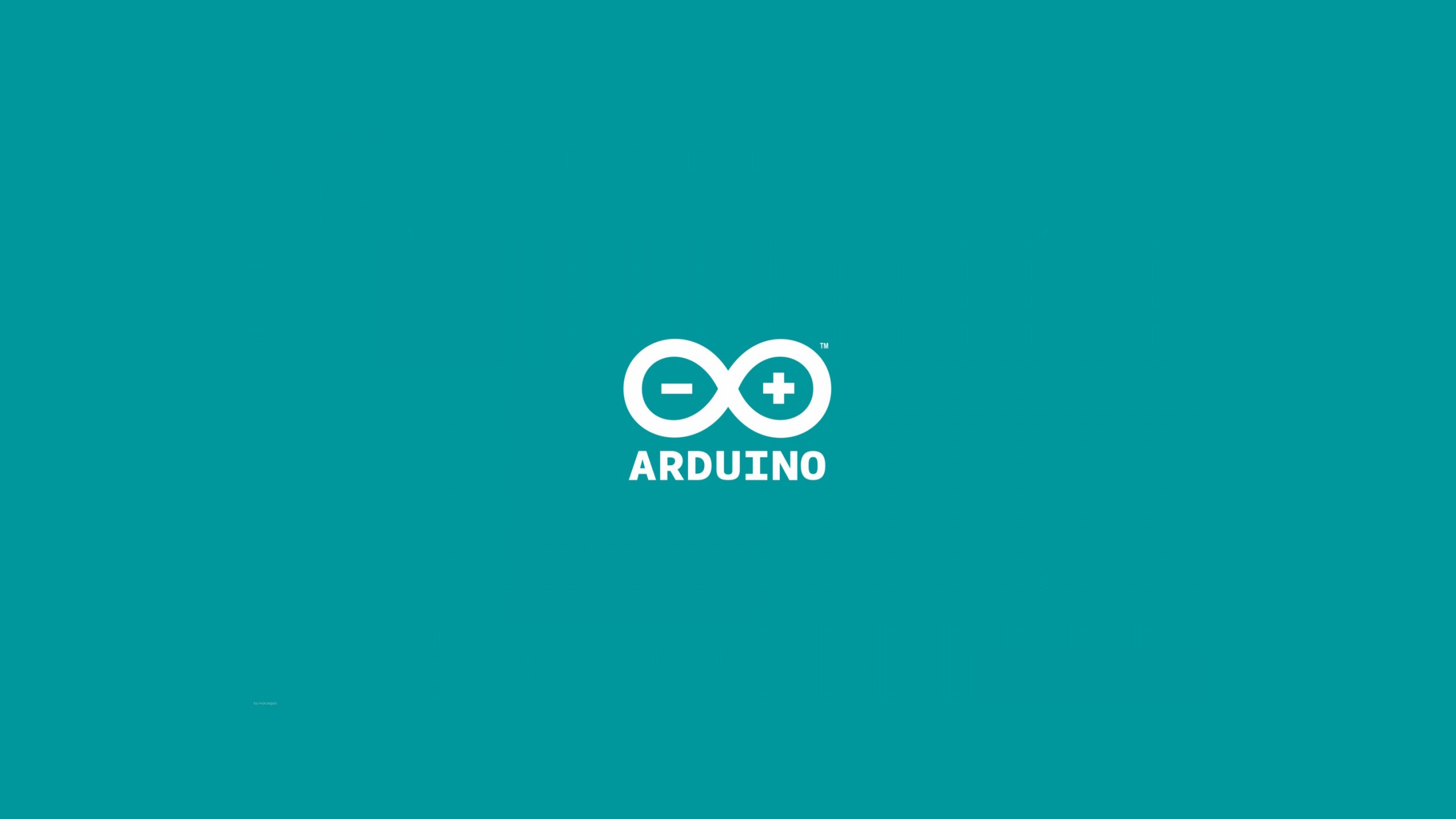 General 2560x1440 Arduino open source blue background simple background