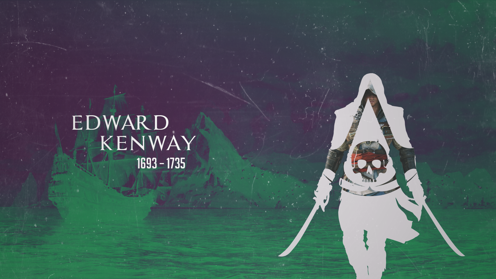 General 1920x1080 Assassin's Creed Edward Kenway abstract photo manipulation video games video game characters Ubisoft