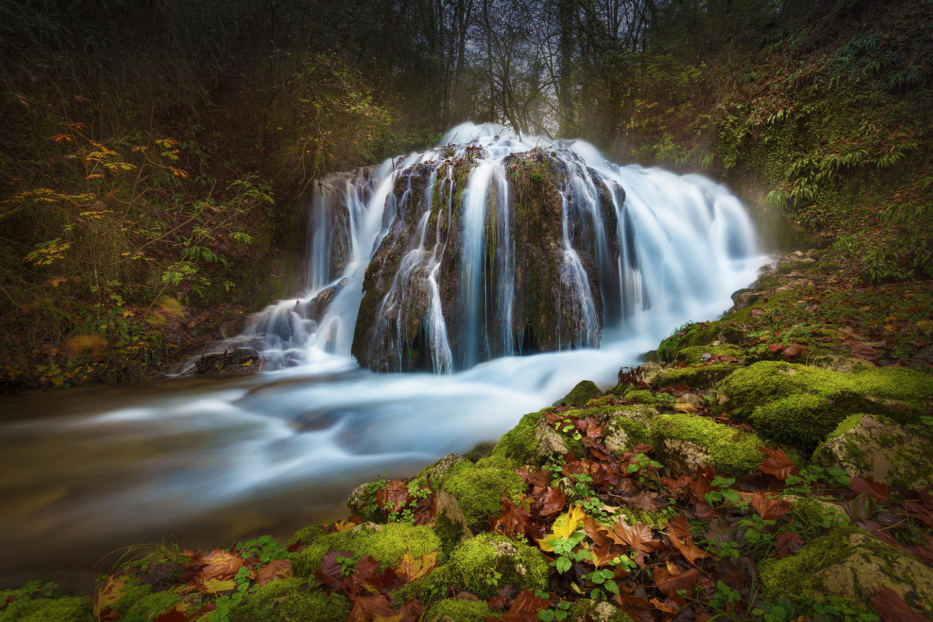 General 1920x1281 nature long exposure waterfall water forest