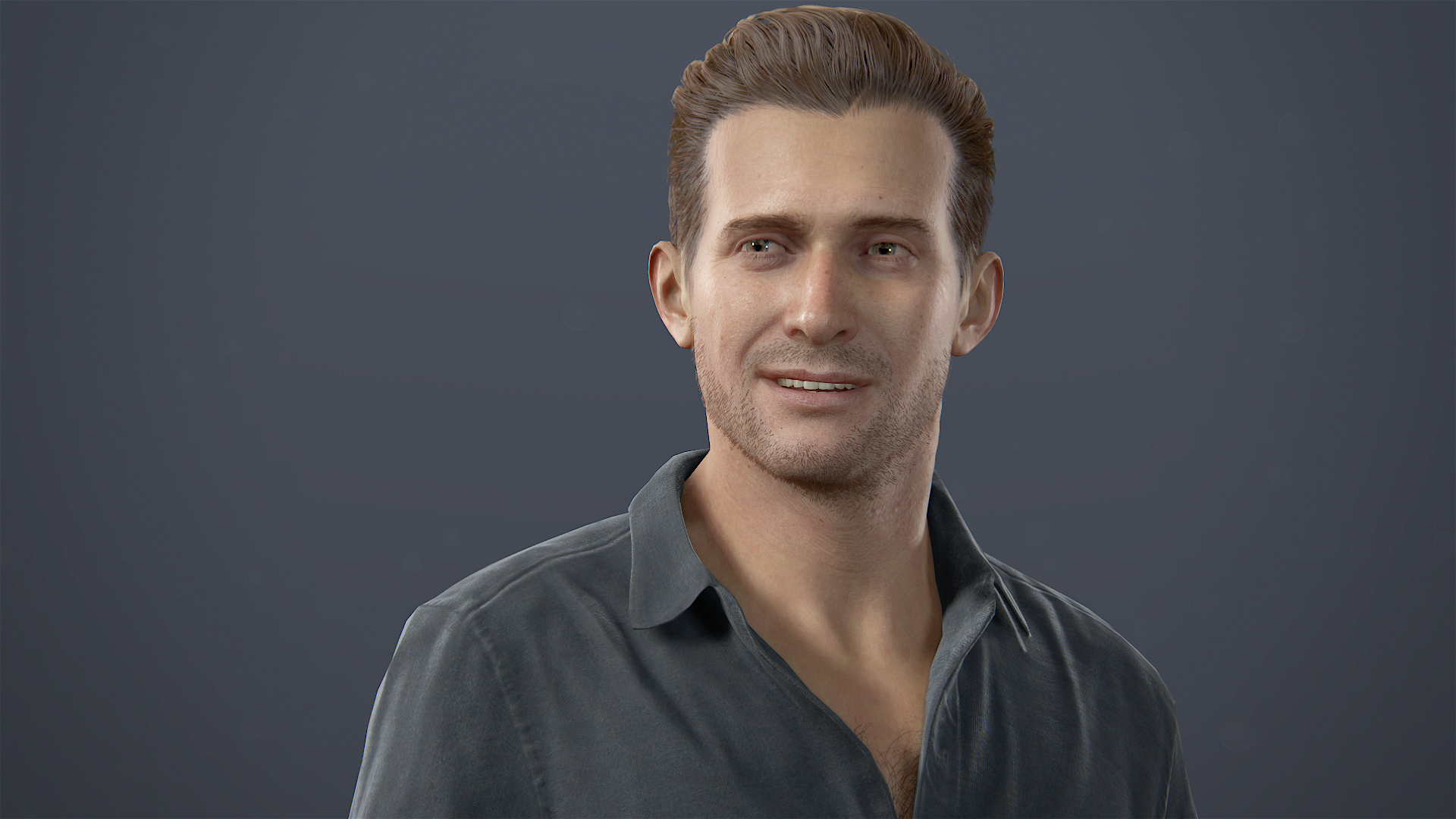 General 1920x1080 Uncharted 4: A Thief's End Rafe Adler 2016 (year) simple background video games video game men video game characters gray background