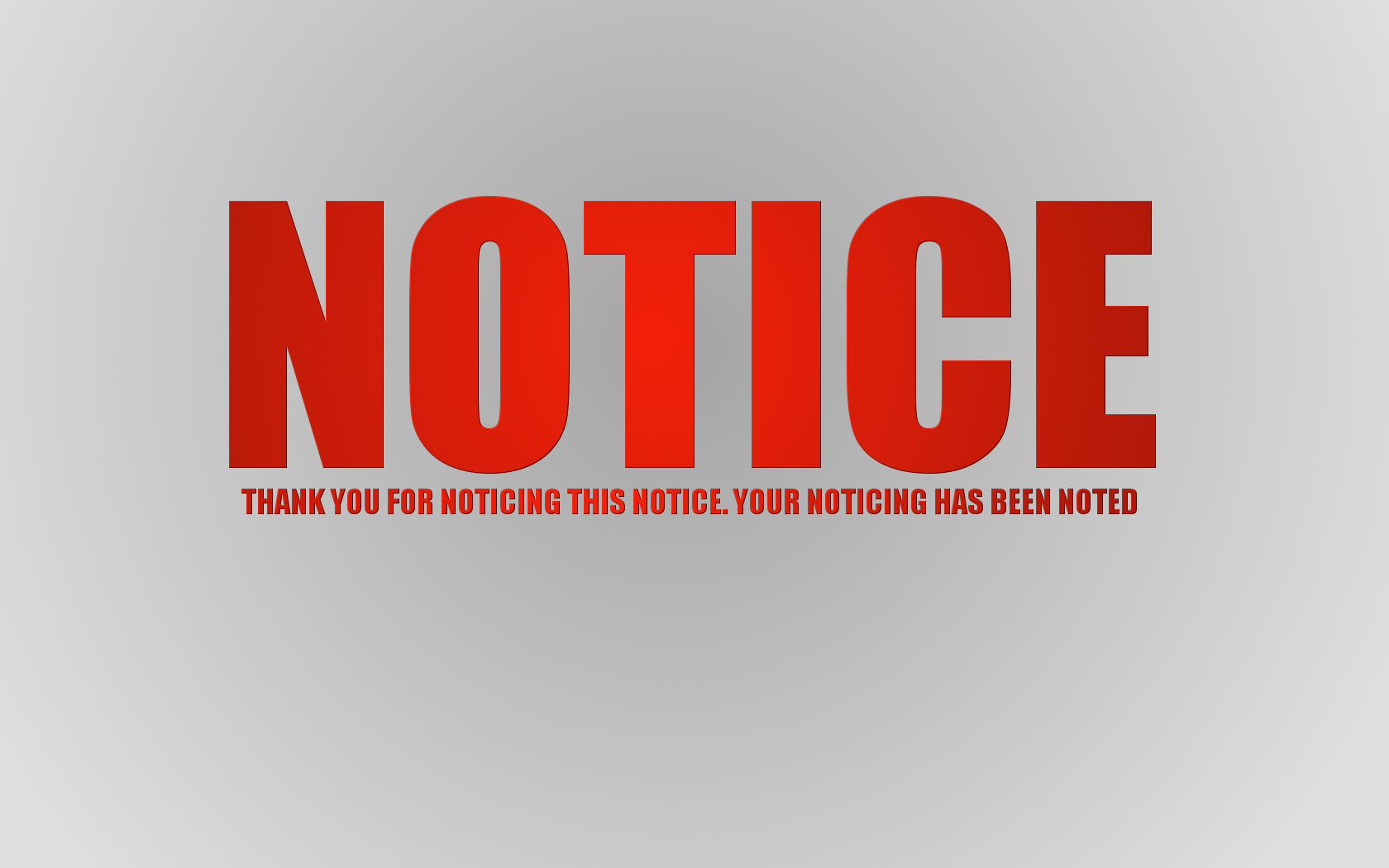 General 1680x1050 simple background humor red text minimalism typography gray background