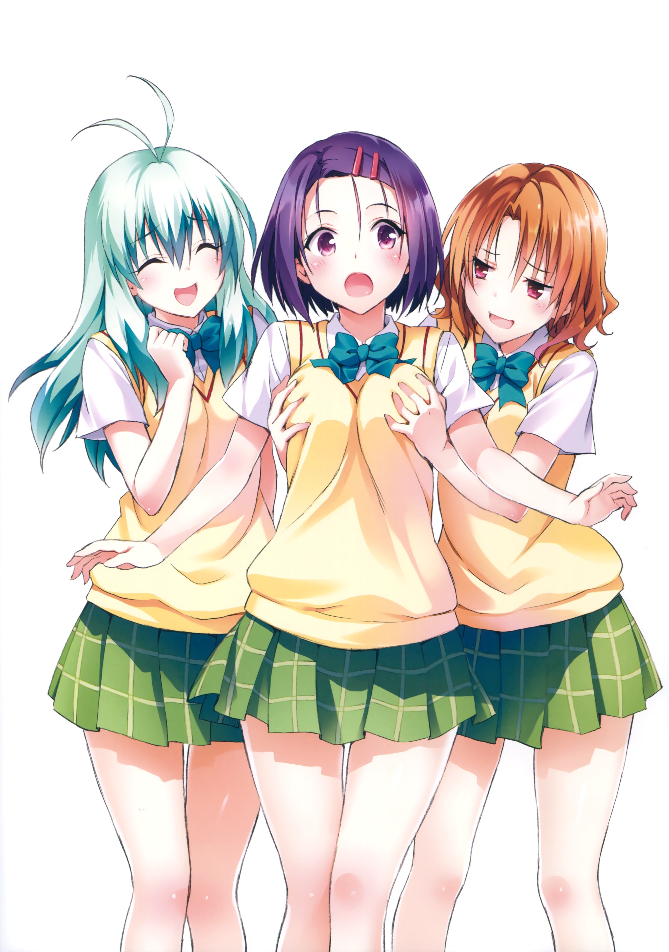 Anime 2671x3800 anime anime girls To Love-ru Sairenji Haruna Momioka Risa Run Elsie Jewelria Yabuki Kentarou artwork