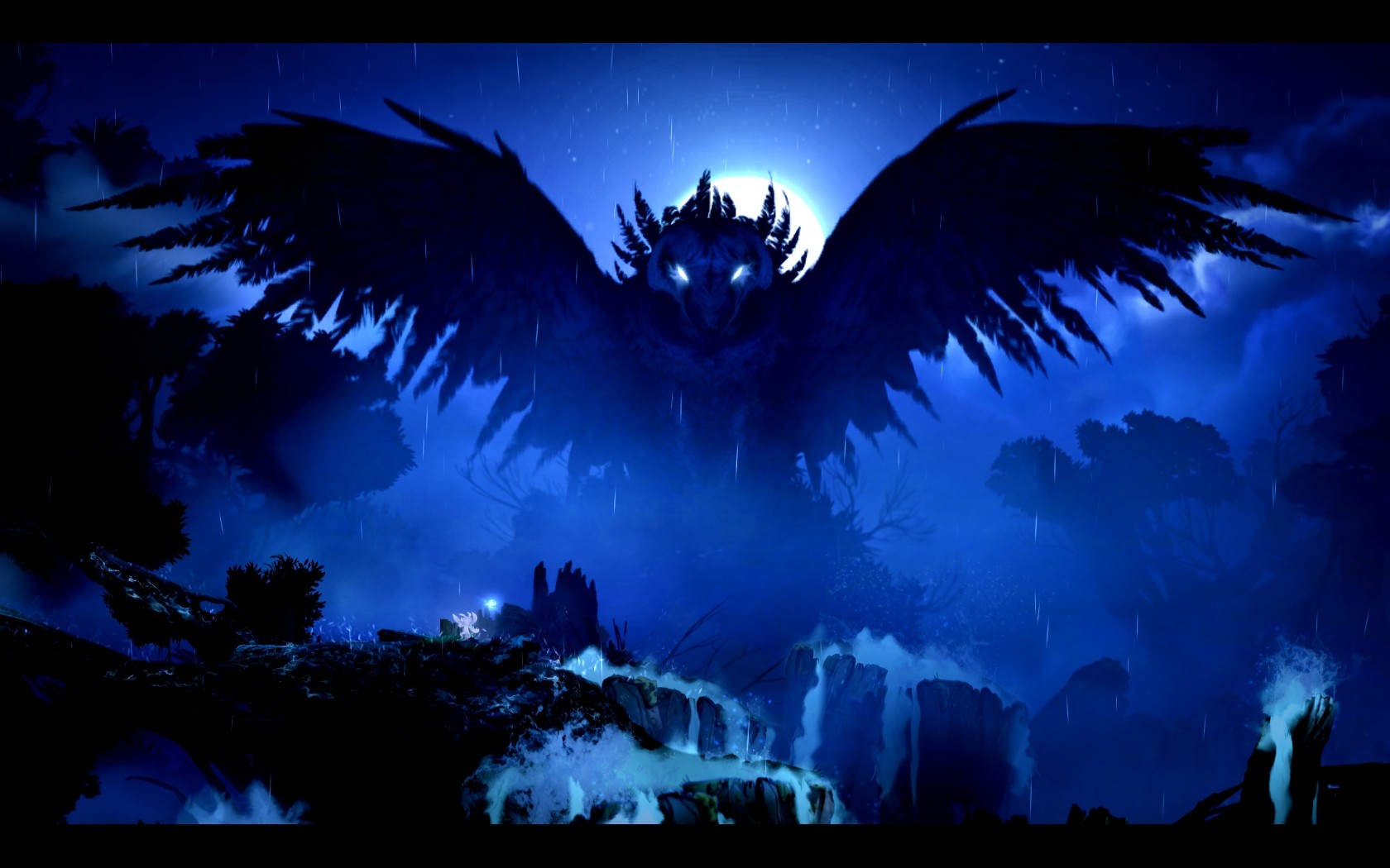 General 1680x1050 video games Ori and the Blind Forest owl forest