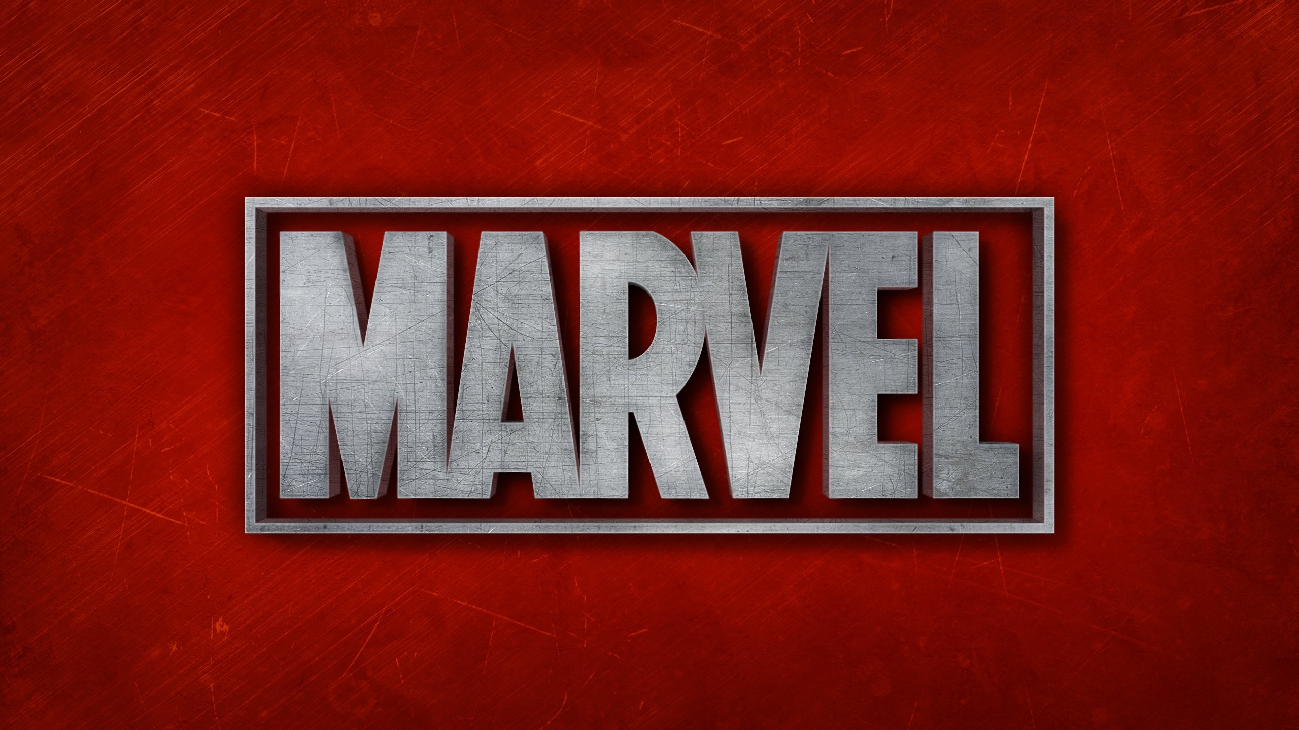 General 2560x1440 red background simple background Marvel Cinematic Universe