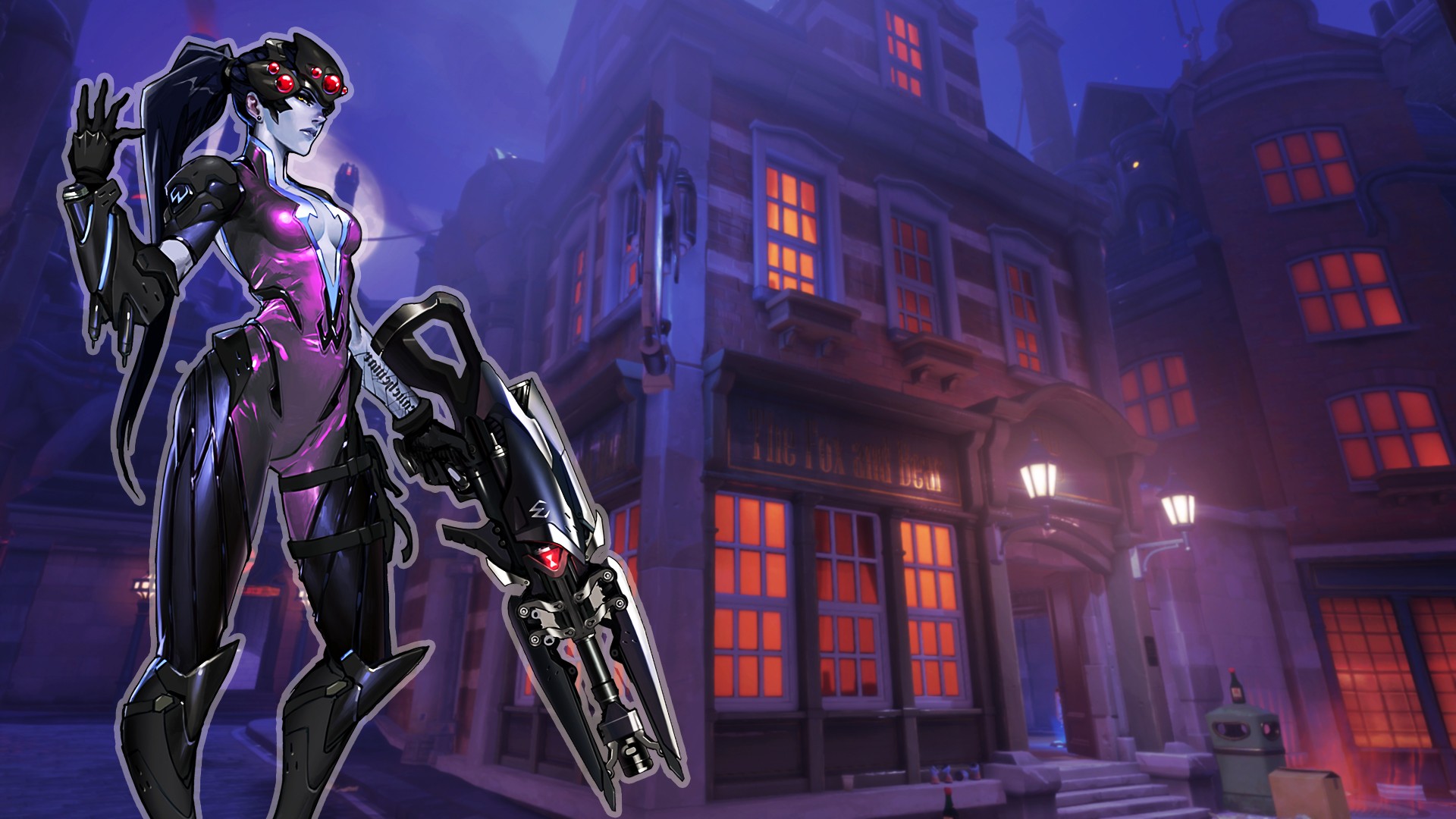 General 1920x1080 Overwatch Blizzard Entertainment video games livewirehd (Author) Widowmaker (Overwatch) PC gaming video game girls girls with guns weapon